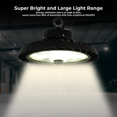 Campana LED industrial 200W - CCT - 170lm/W - Driver LIFUD - IP65 - 10 años garantía