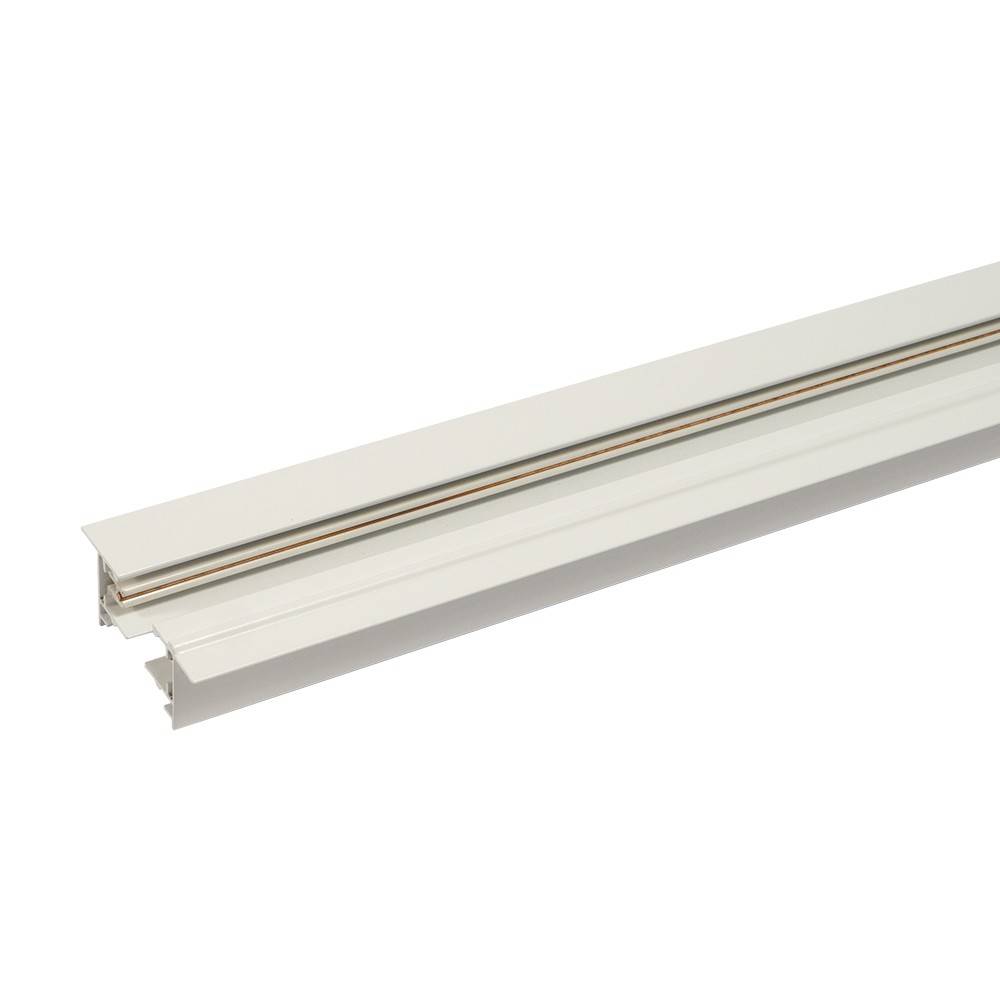 Carril monofásico empotrable para focos LED - barra 2 metros