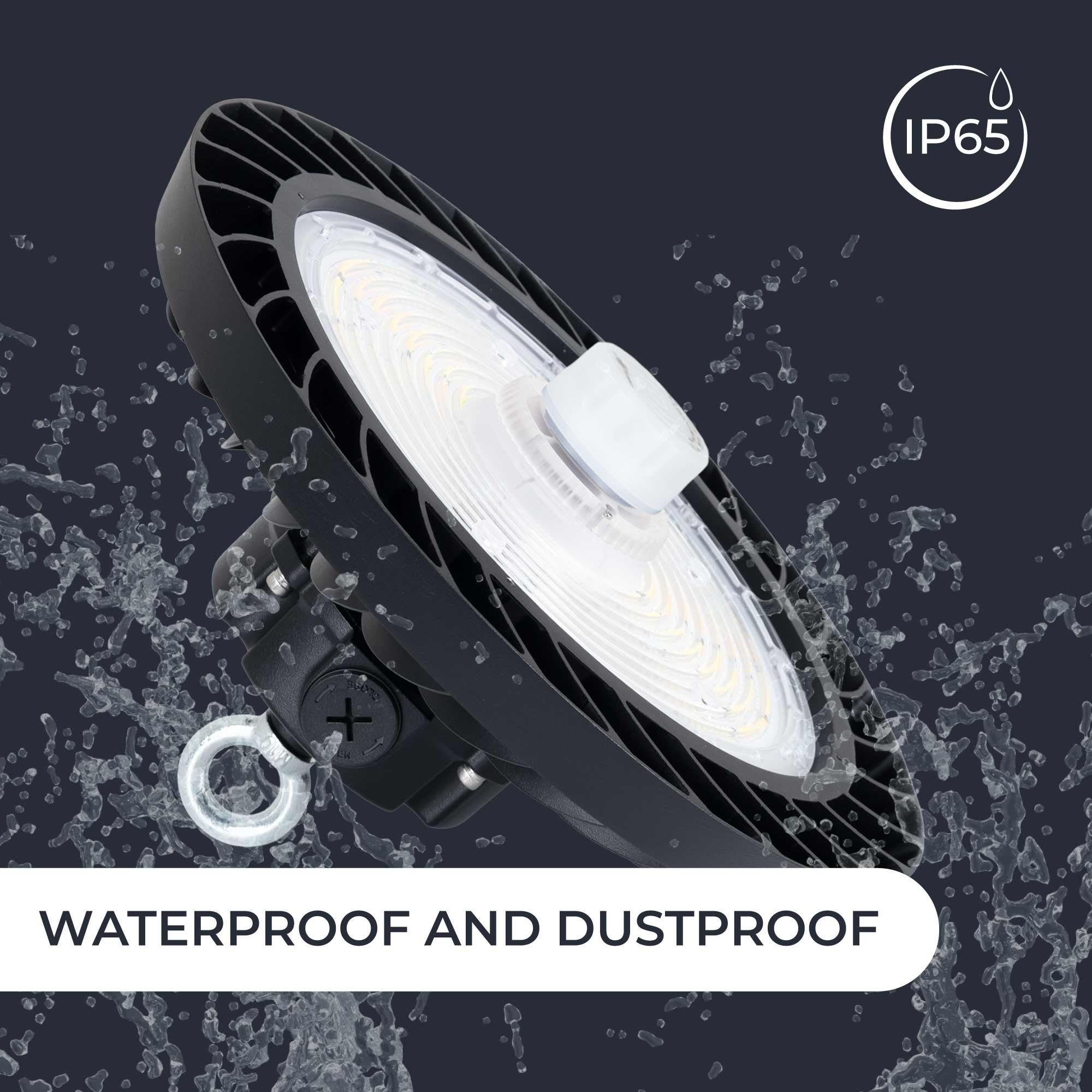 Campana LED UFO industrial 200W - CCT - Con sensor de movimiento - 170lm/W - Driver LIFUD - IP65 - 5 años garantía