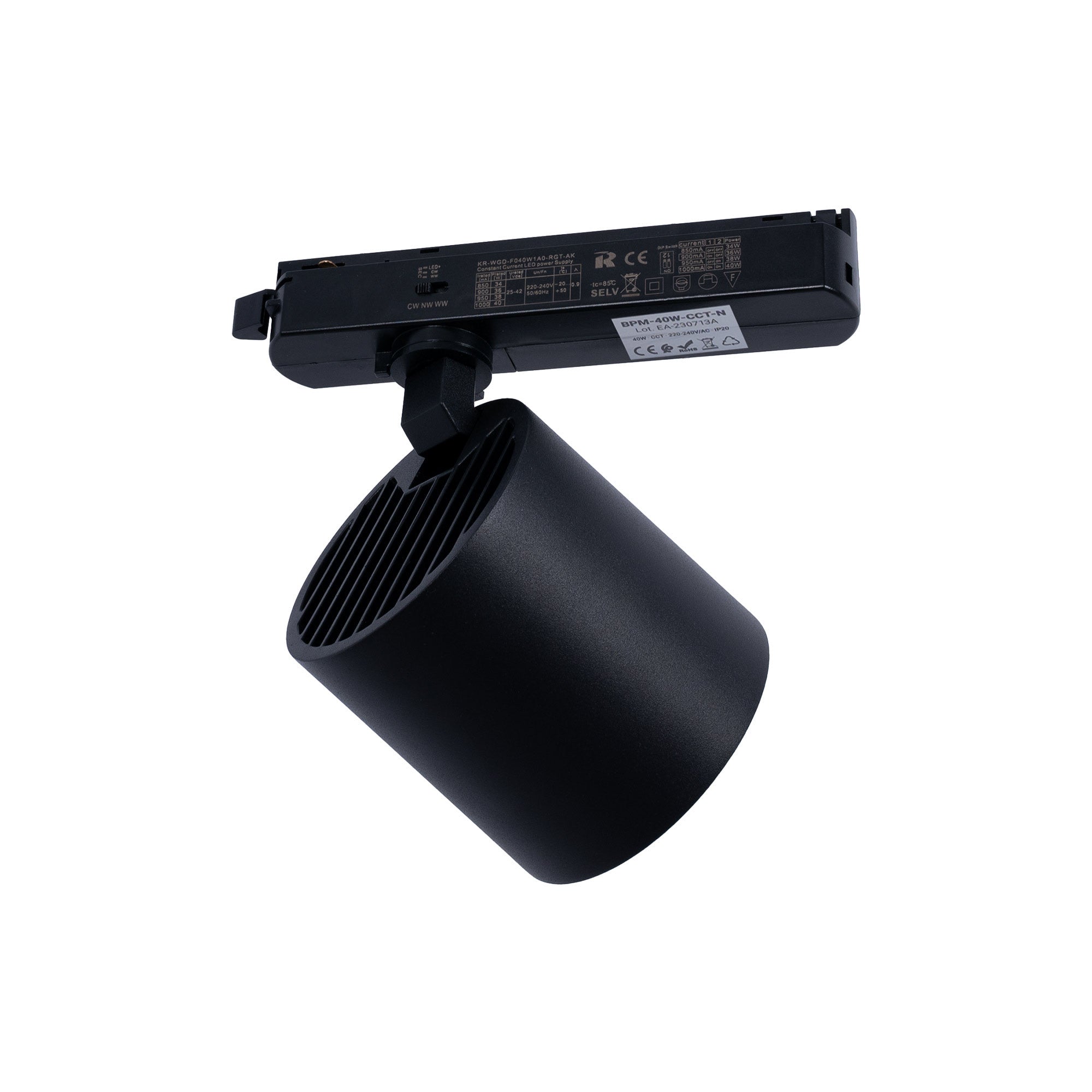 Proyector LED para carril monofásico 40W - Fruterías y verdulerías