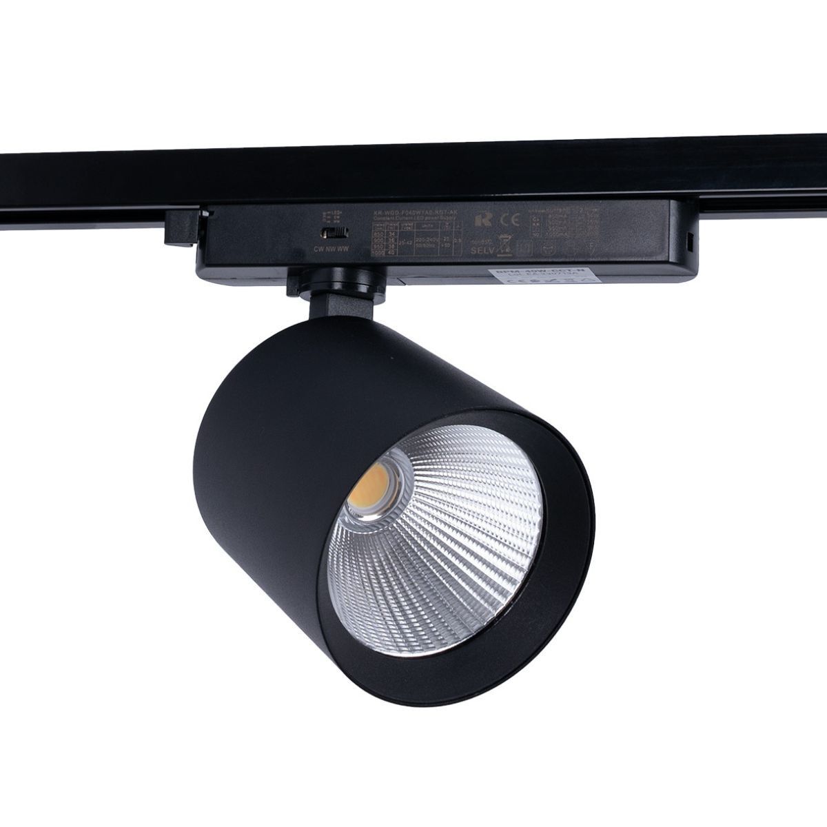 Proyector LED para carril monofásico 40W - Moda y retail