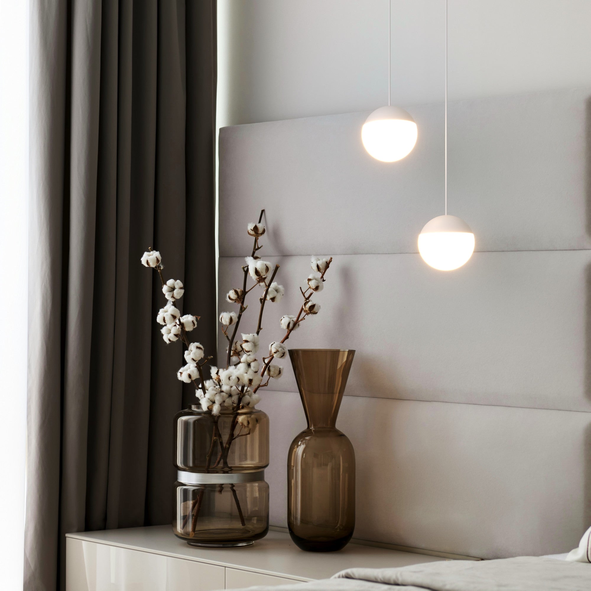 Lámpara colgante LED esférica "ASTRO" - 9W - Luz cálida