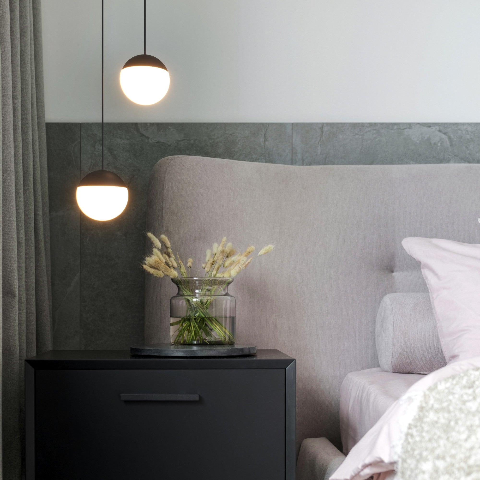 Lámpara colgante LED esférica "ASTRO" - 9W - Luz cálida
