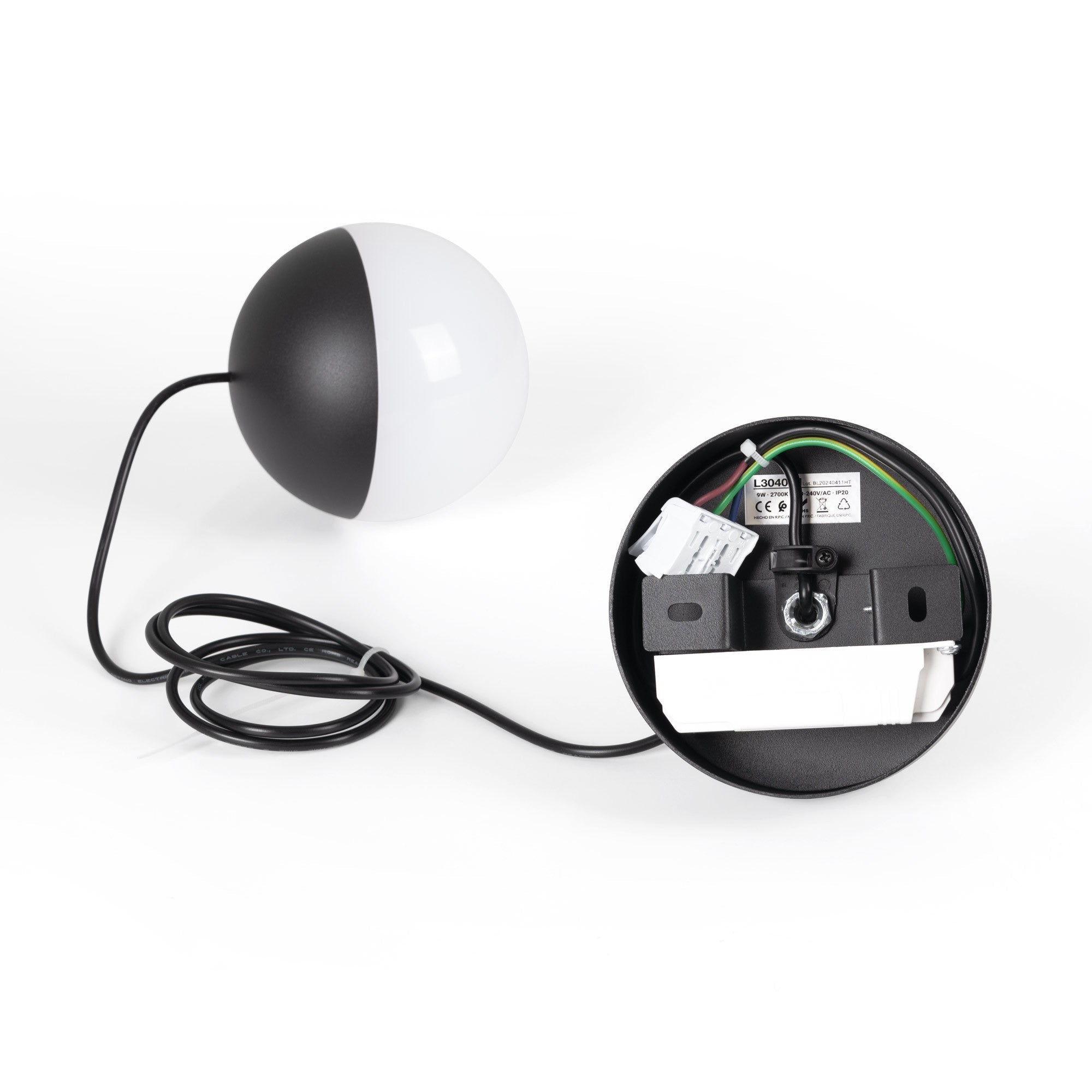 Lámpara colgante LED esférica "ASTRO" - 9W - Luz cálida