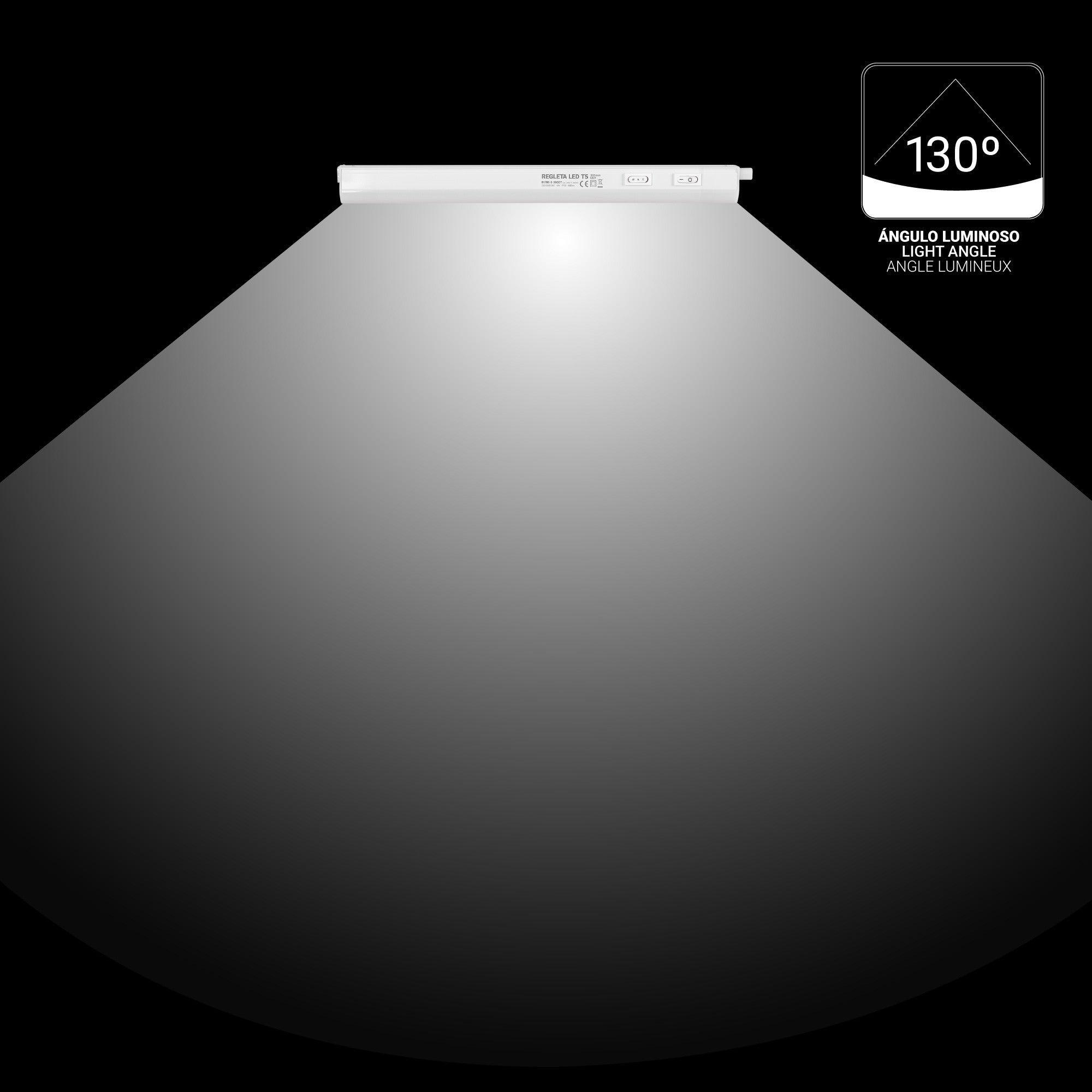 Regleta LED bajo mueble T5 - 4W - CCT - 30 cm - Opal