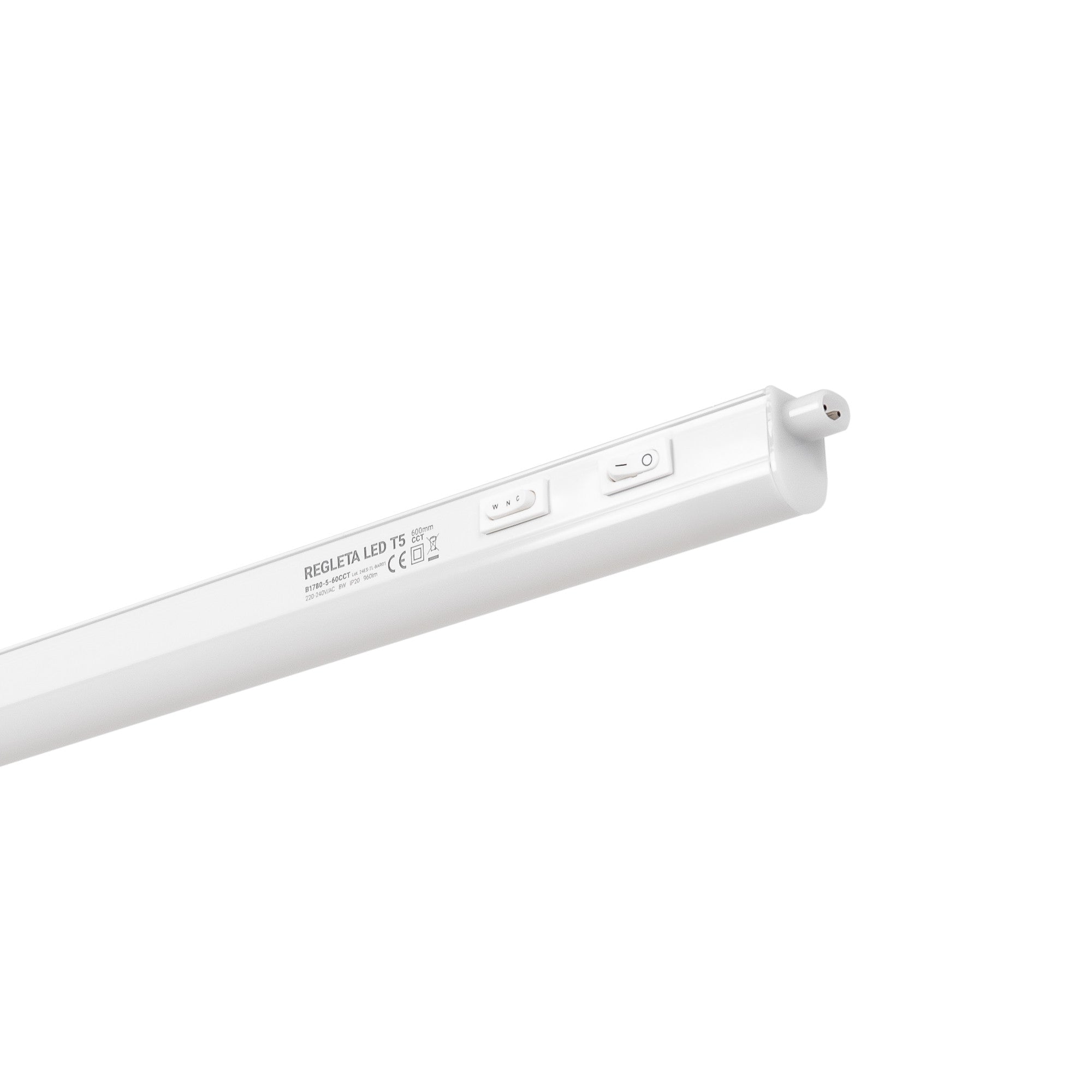 Regleta LED bajo mueble T5 - 8W - CCT - 60 cm - Opal