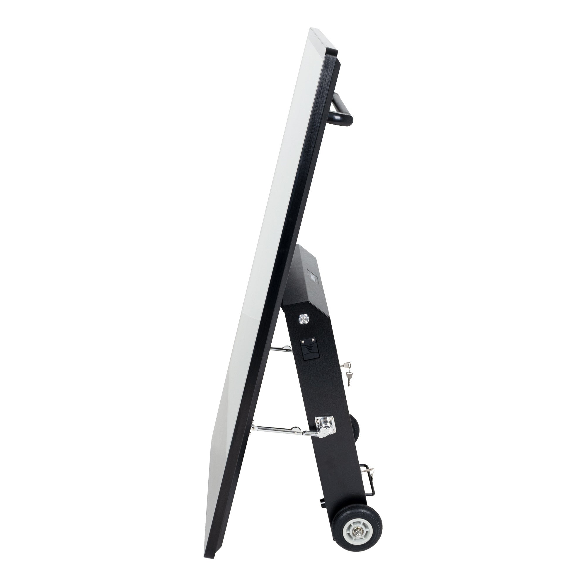 Display publicitario portátil 43'' para interior con ruedas y batería - LCD Full HD