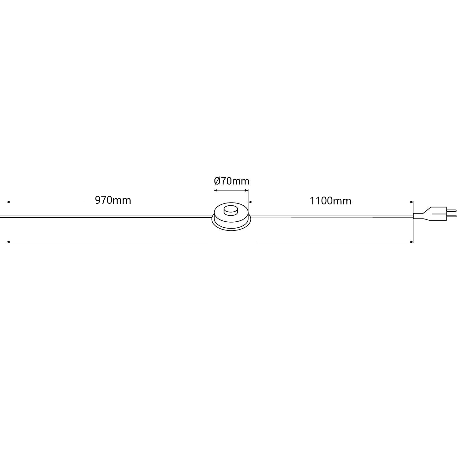 Lámpara de pie LED diseño "Eyes" - 26W - Luz cálida