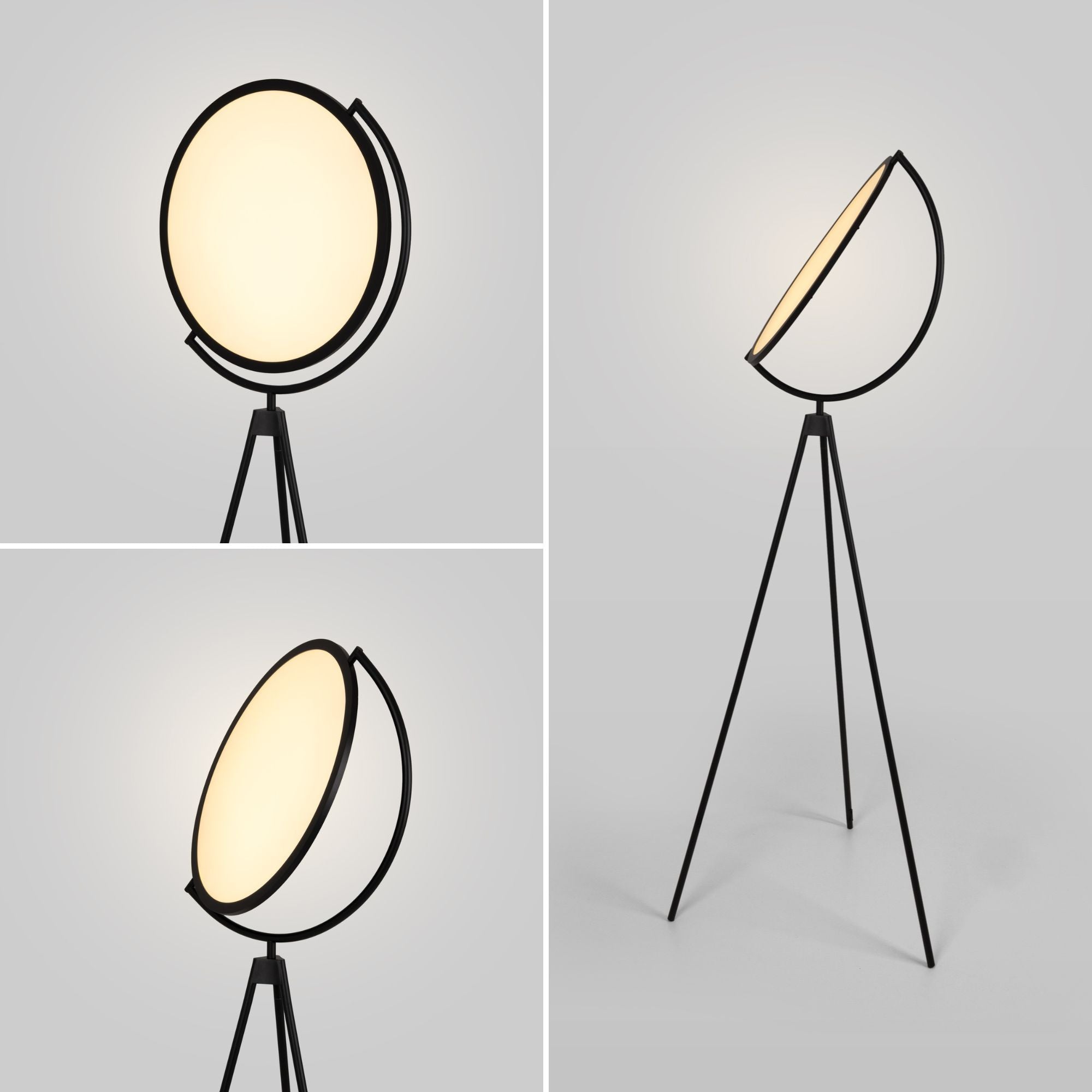 Lámpara de pie LED diseño "Eyes" - 26W - Luz cálida