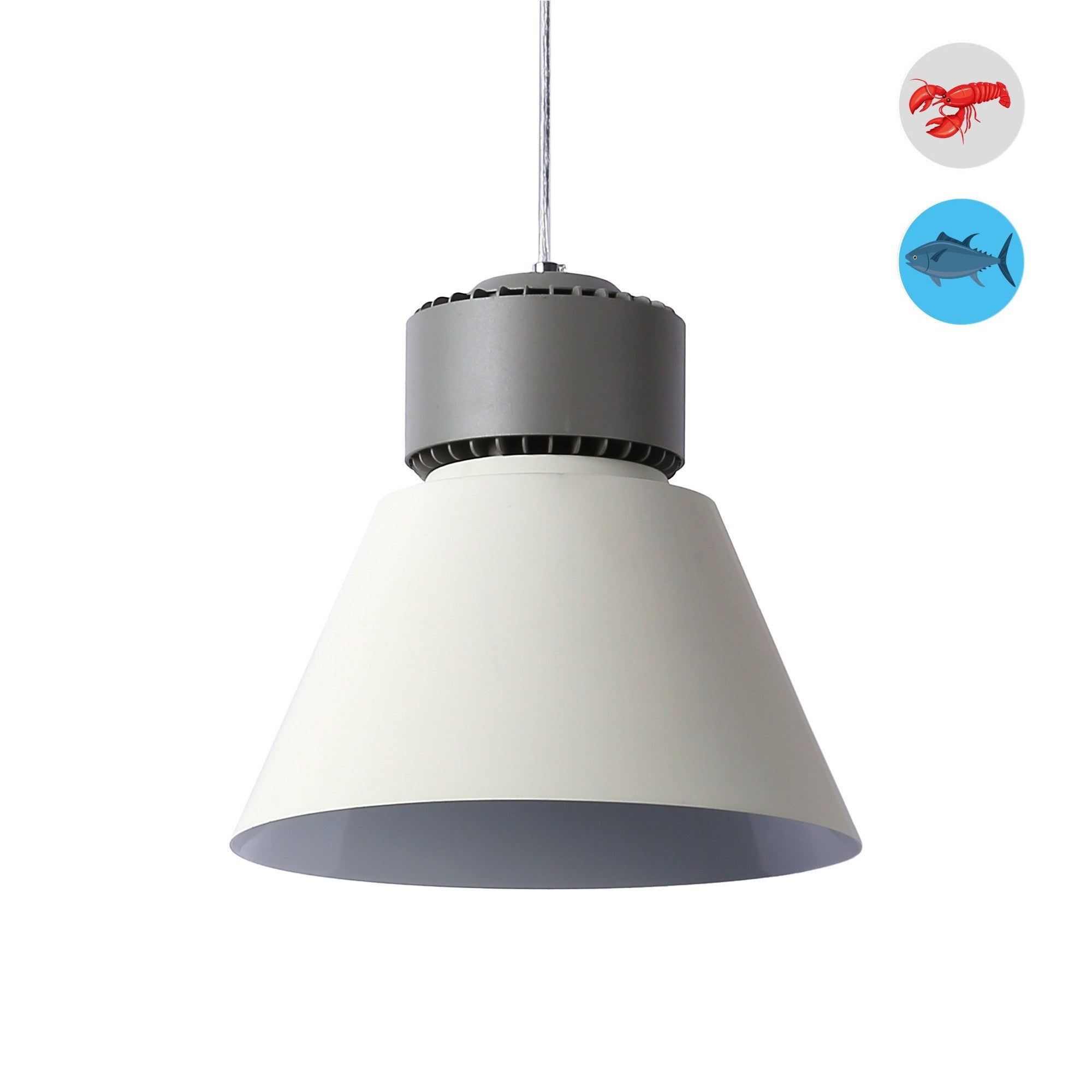Campana LED 36W especial para pescados y mariscos - Driver KeGu