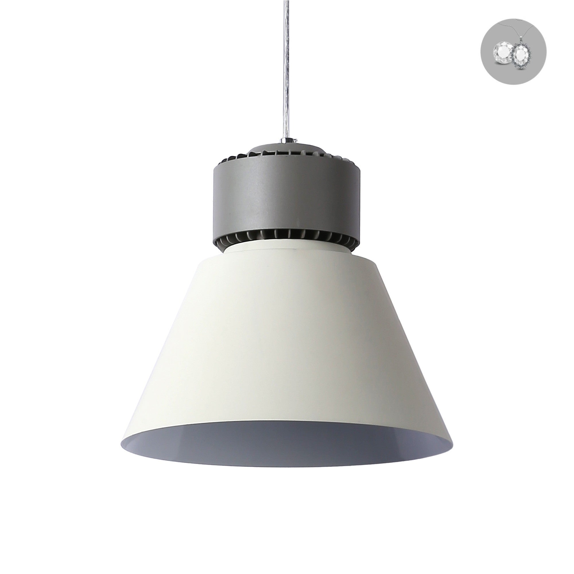 Campana LED 36W especial para joyerías - Driver KeGu