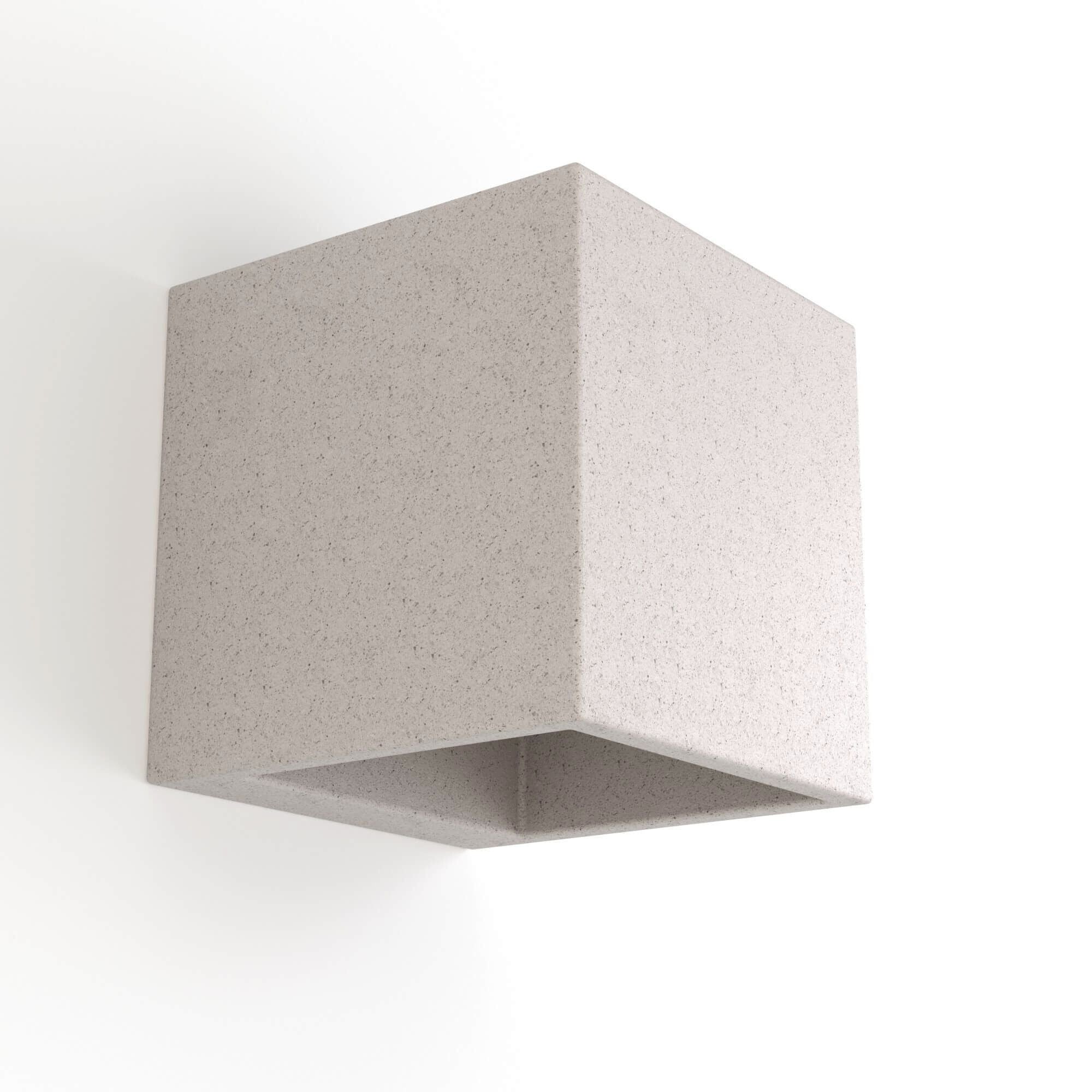 Aplique de pared concreto "Runt" - Up & down - 1 x G9