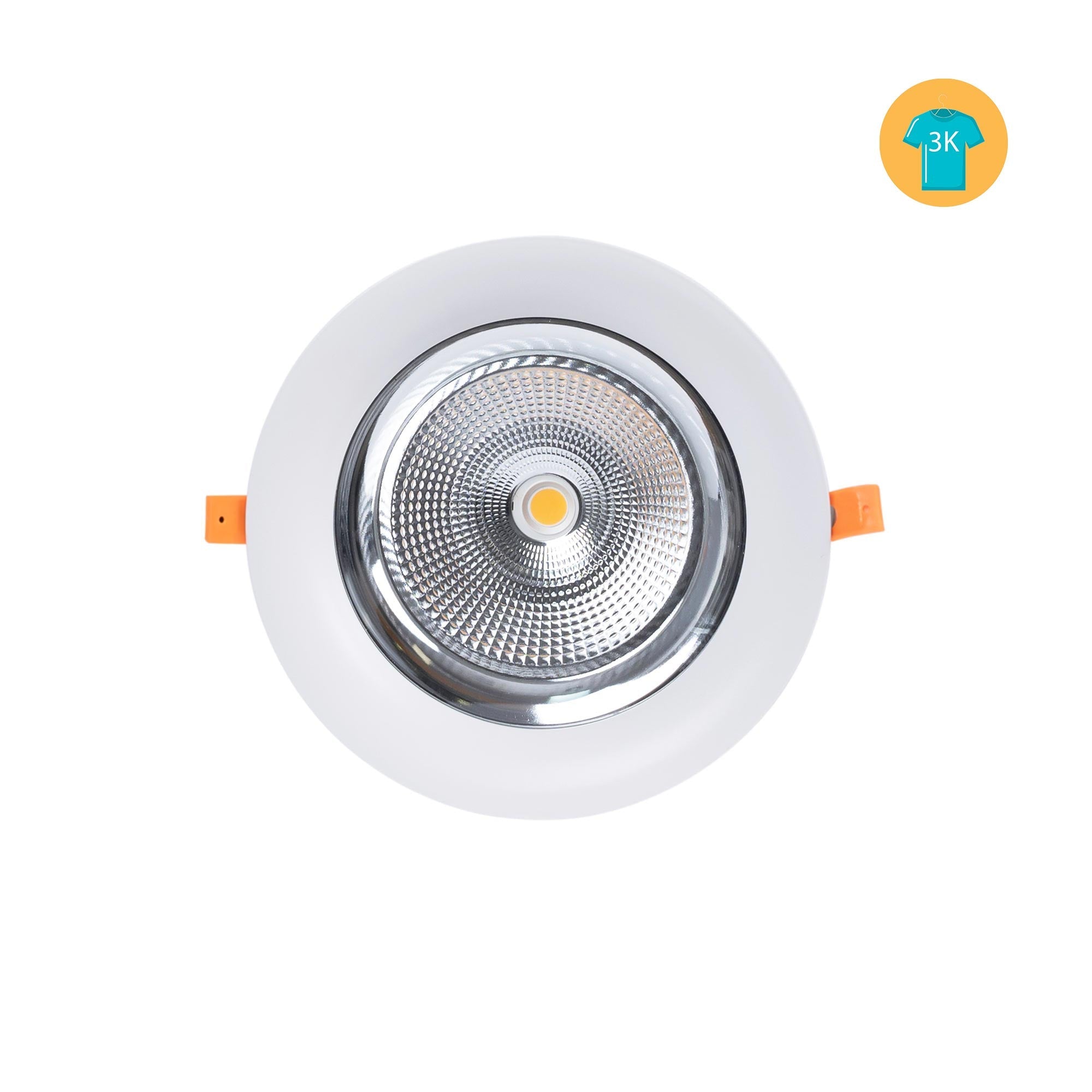 Downlight LED especial para cosmética, moda y retail - 40W - Driver Philips - Corte Ø210 mm