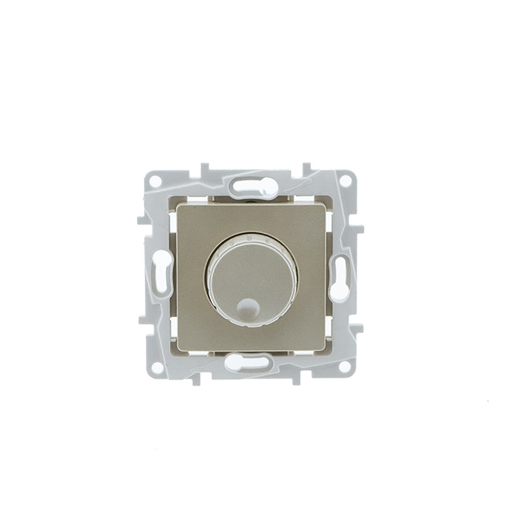 Regulador rotativo 200W 230V empotrable y marco embellecedor