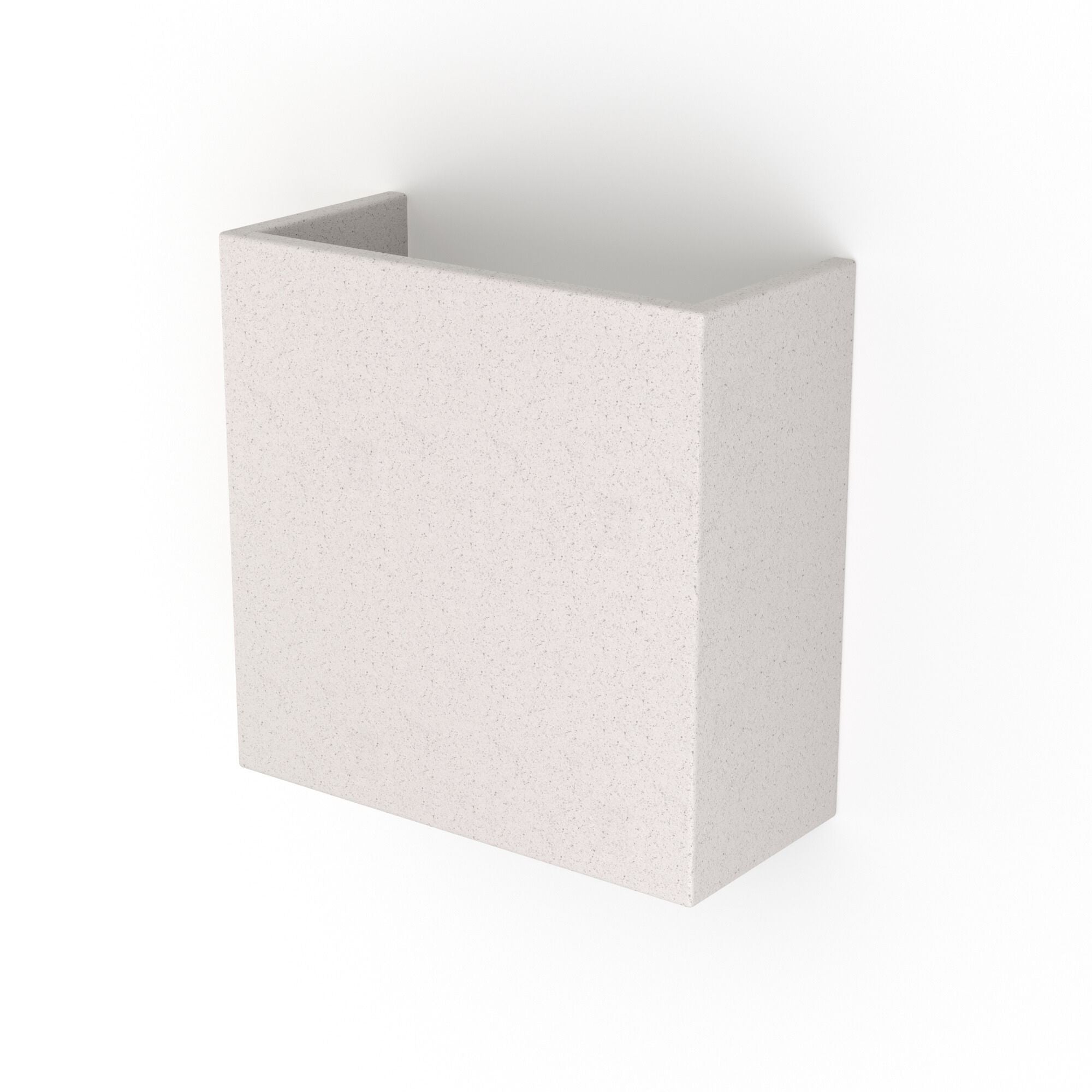 Aplique de pared concreto "Scuad" - Cuadrado - Up & down - 1 x G9