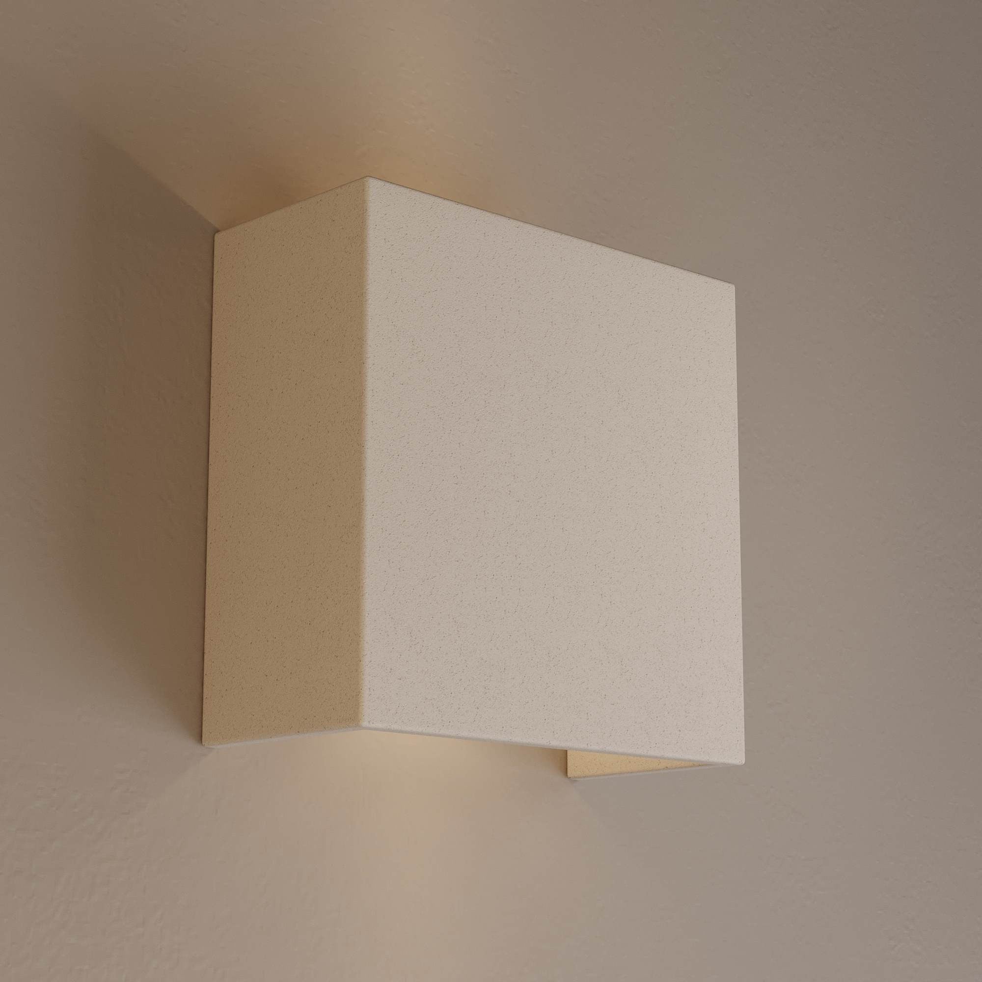 Aplique de pared concreto "Scuad" - Cuadrado - Up & down - 1 x G9