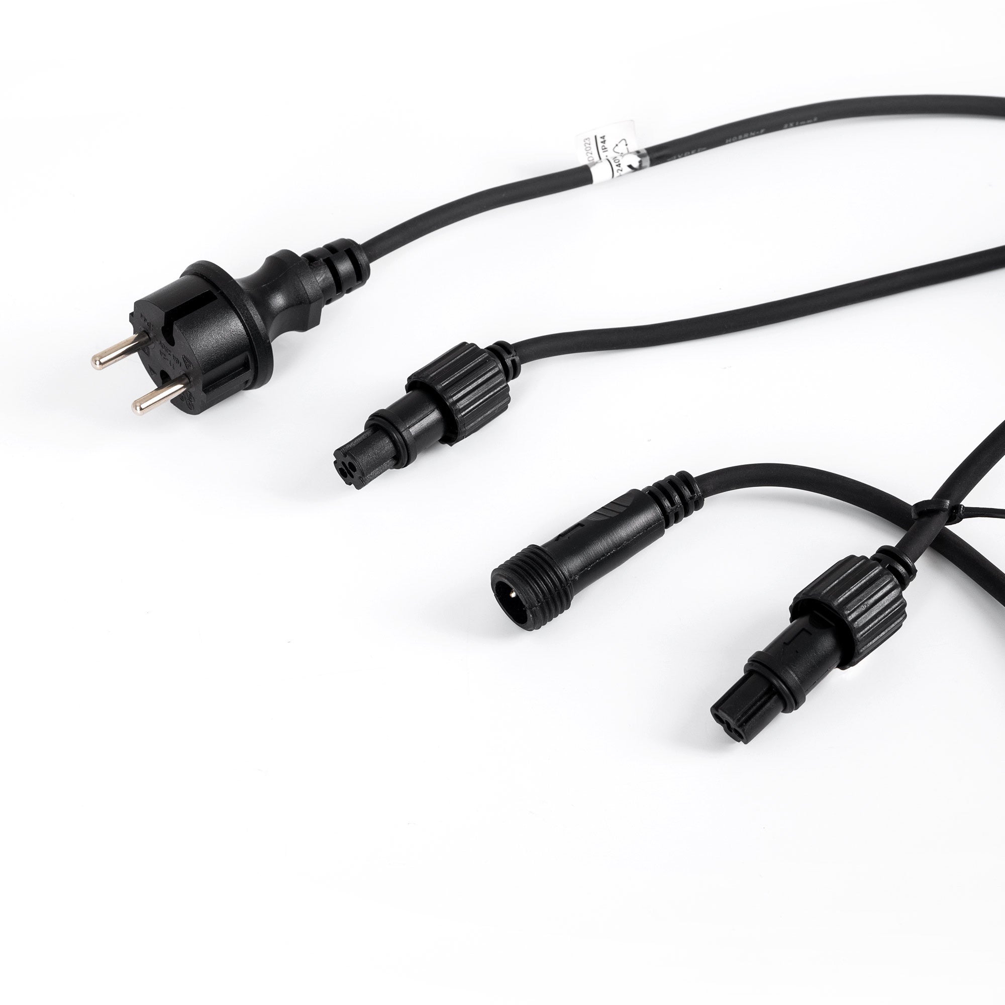 Kit guirnalda luces exterior 11,5 metros + 10 bombillas LED G45/E27 filamento 4W - 2200K - IP44