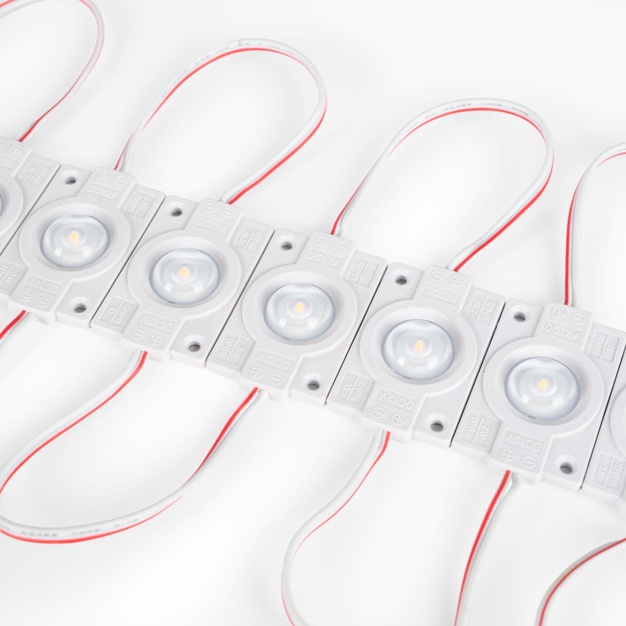 Módulo LED para rótulos - 2W - 12V DC - IP65 - 165º - 3000K