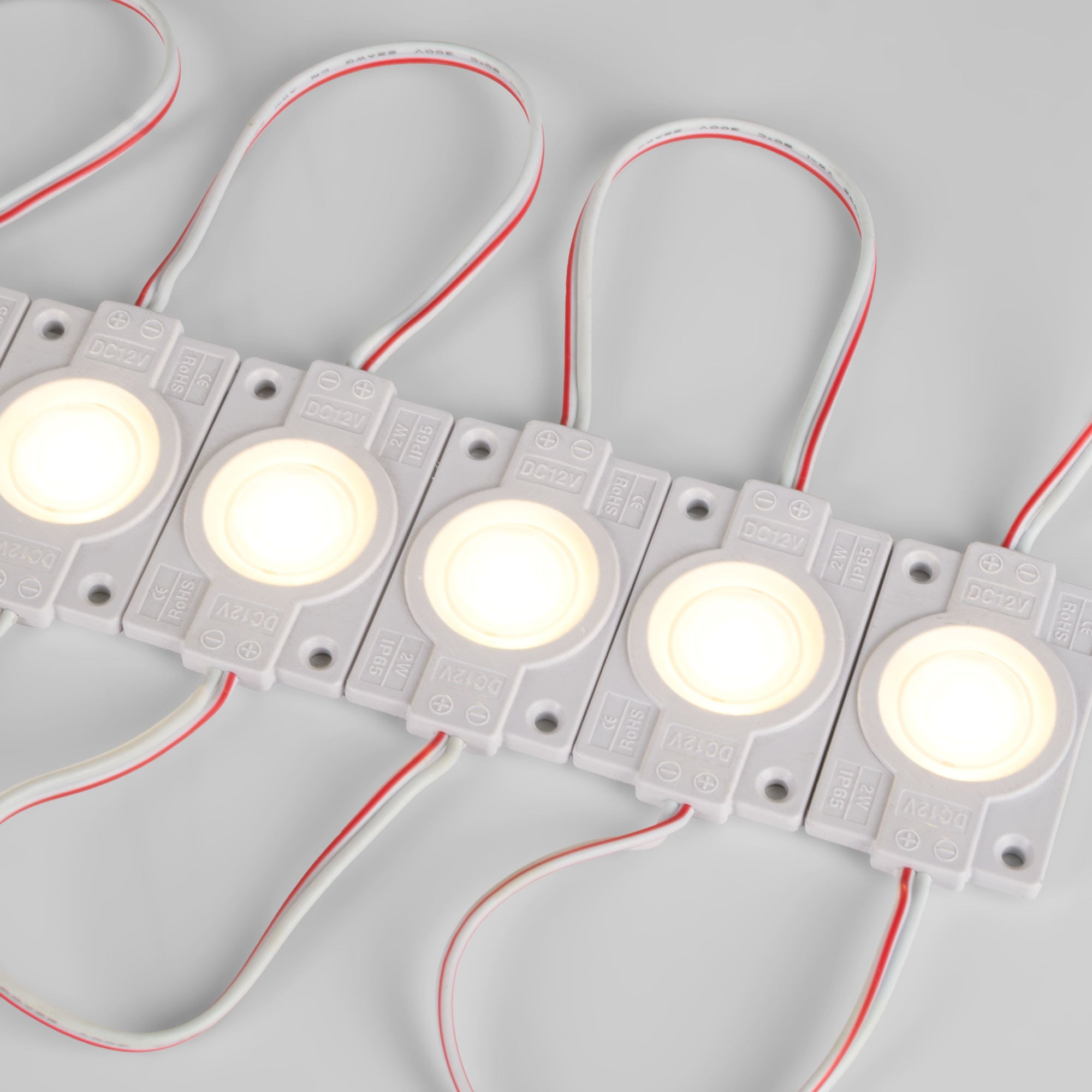 Módulo LED para rótulos - 2W - 12V DC - IP65 - 165º - 3000K