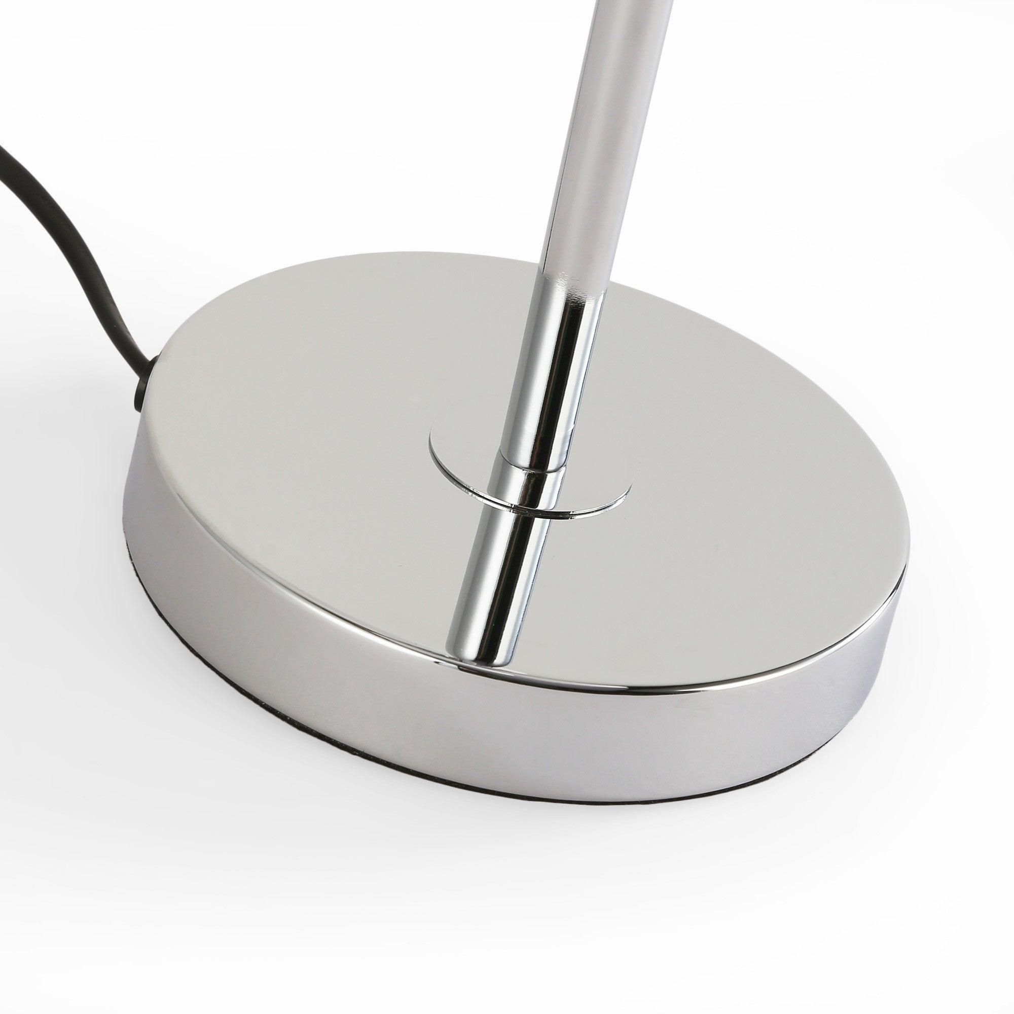Lámpara de mesa bola cristal triple "ROM" - 3 x E27 - Ø 15cm