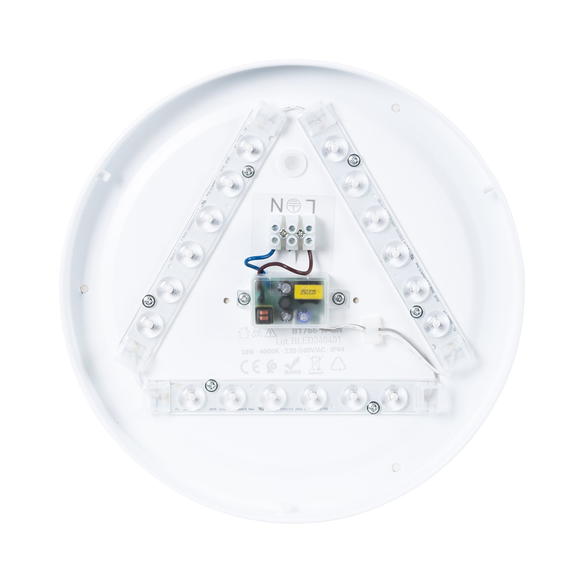 Plafón LED techo 18W - IP44 - Ø26 cm