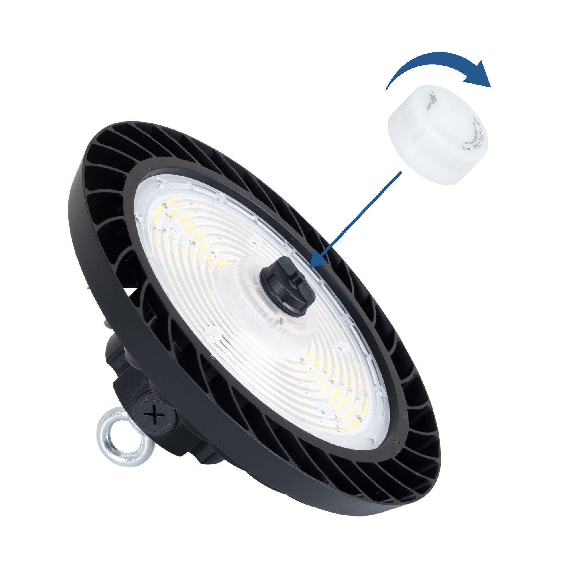 Campana LED UFO industrial 200W - CCT - Con sensor de movimiento - 170lm/W - Driver LIFUD - IP65 - 5 años garantía