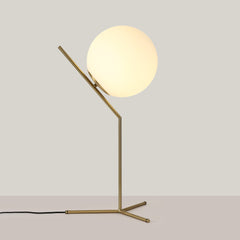Lámpara de mesa bola cristal "NOLA" - E27 - Ø 25cm