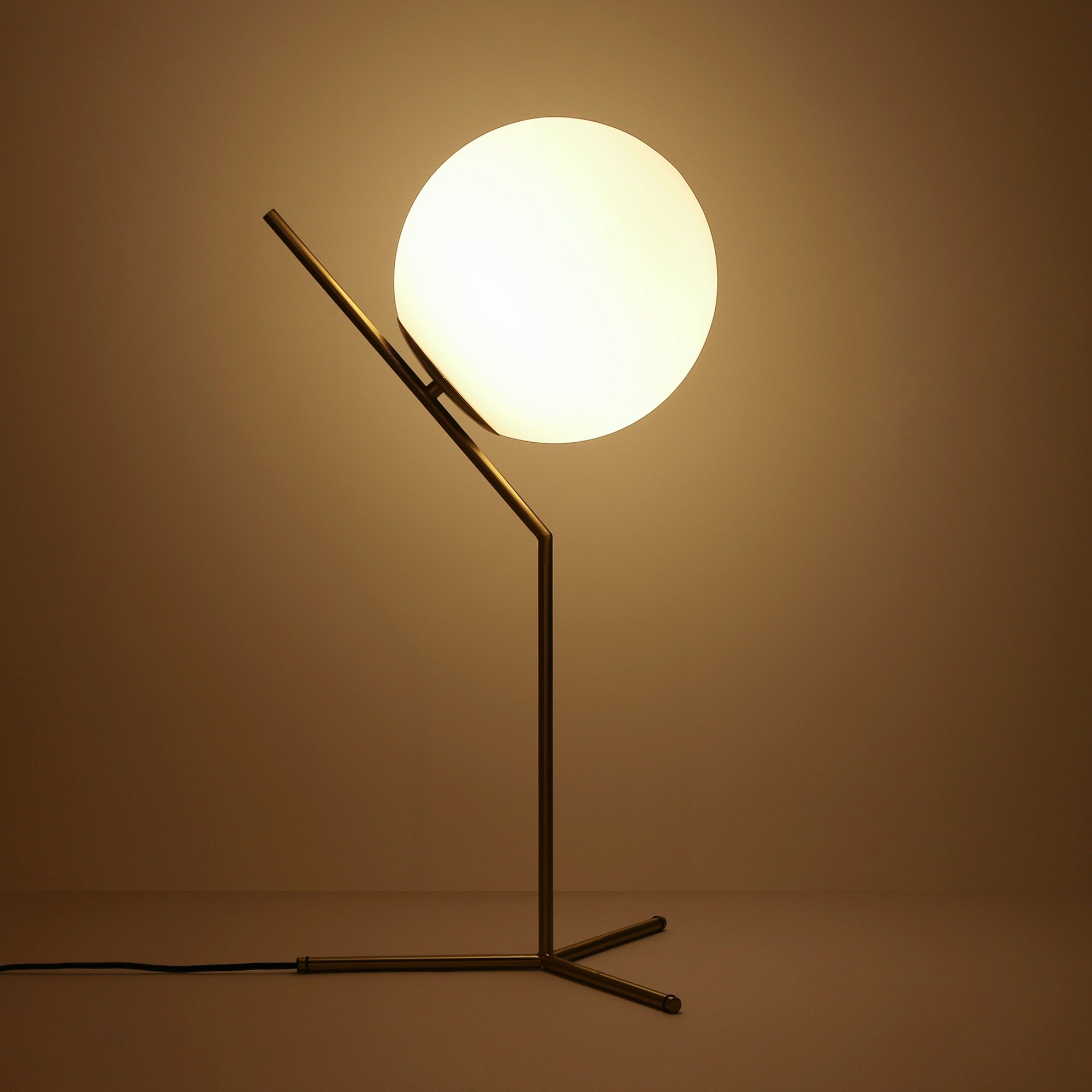 Lámpara de mesa bola cristal "NOLA" - E27 - Ø 25cm
