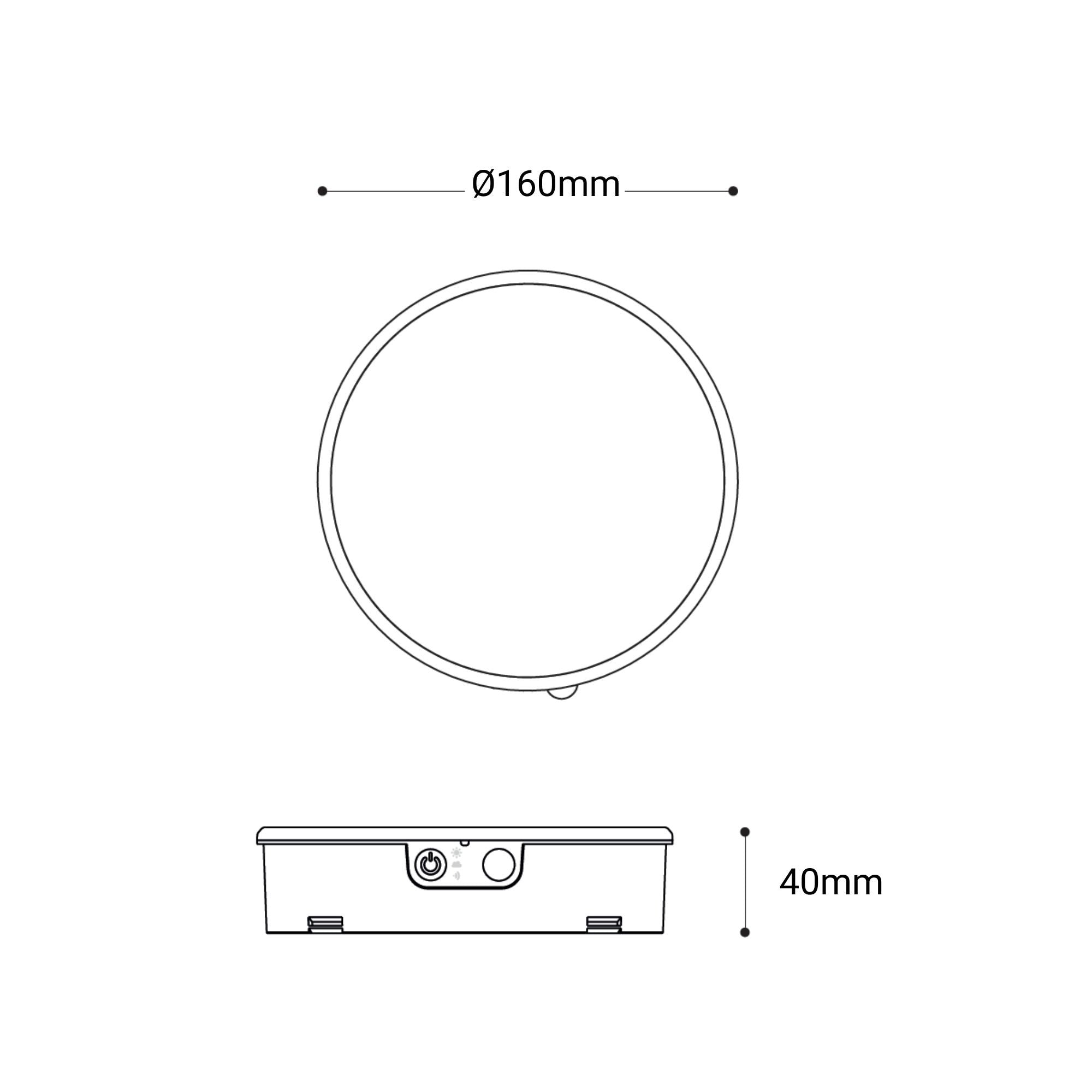 Bolardo solar LED "FELICE 400" con sensor PIR - 33 cm - 4000K - 2 modos de funcionamiento