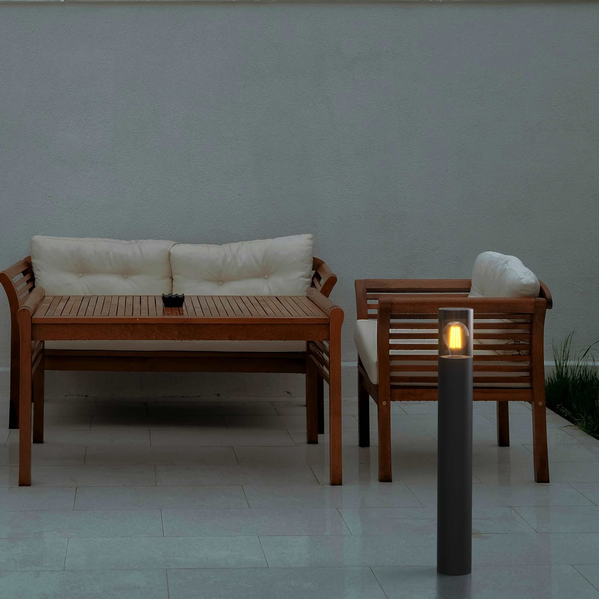 Farola tipo bolardo "Beld" - 60 cm - 1 x E27 - IP44
