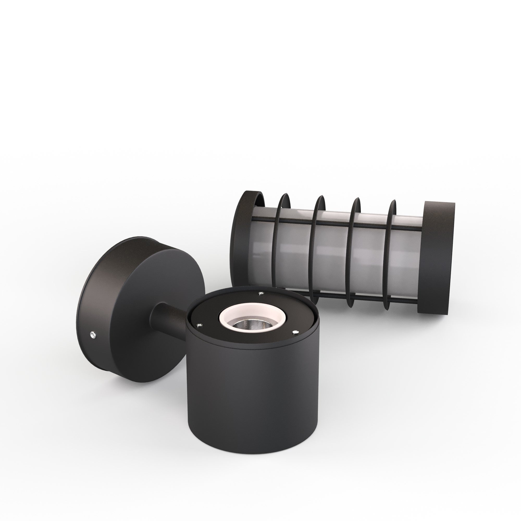Aplique de pared exterior aluminio "Burno" - IP54 - E27