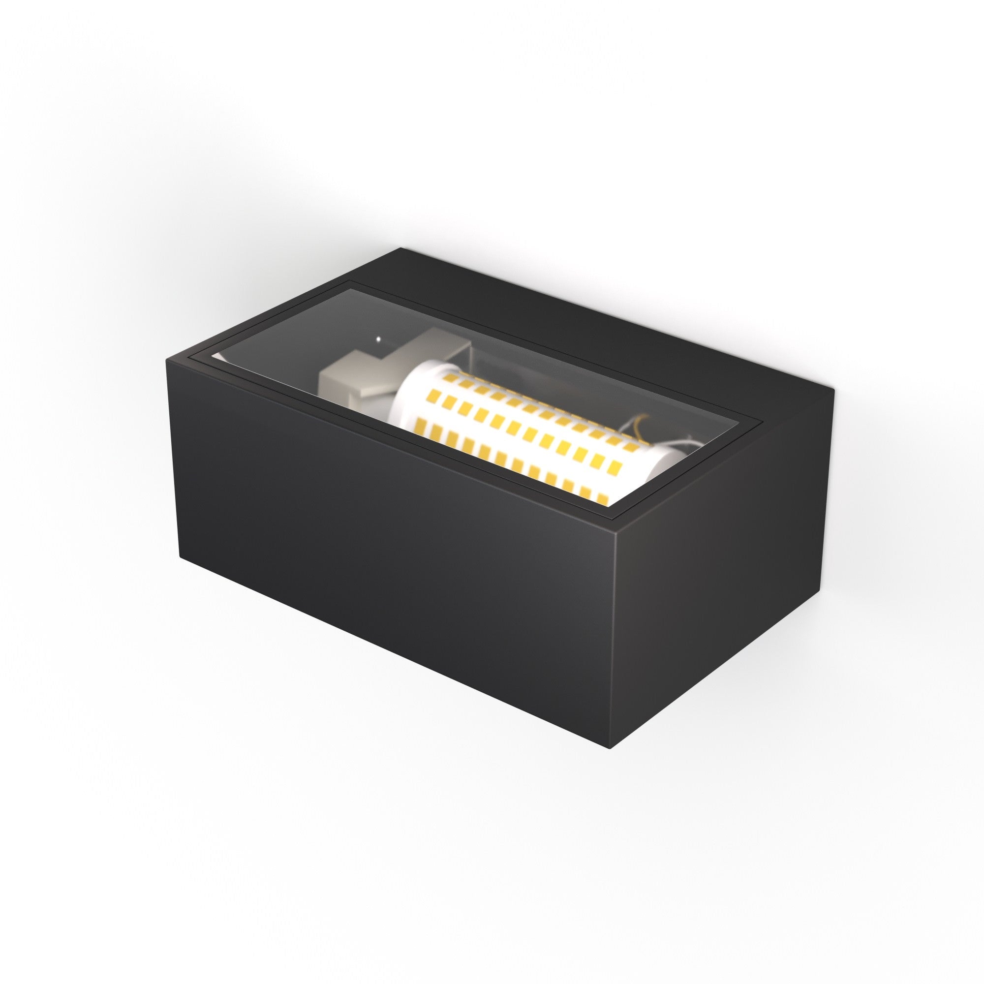 Aplique de pared exterior aluminio "Oriol" - IP44 - R7S