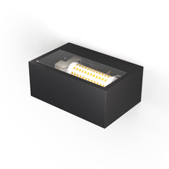 Aplique de pared exterior aluminio "Oriol" - IP44 - R7S