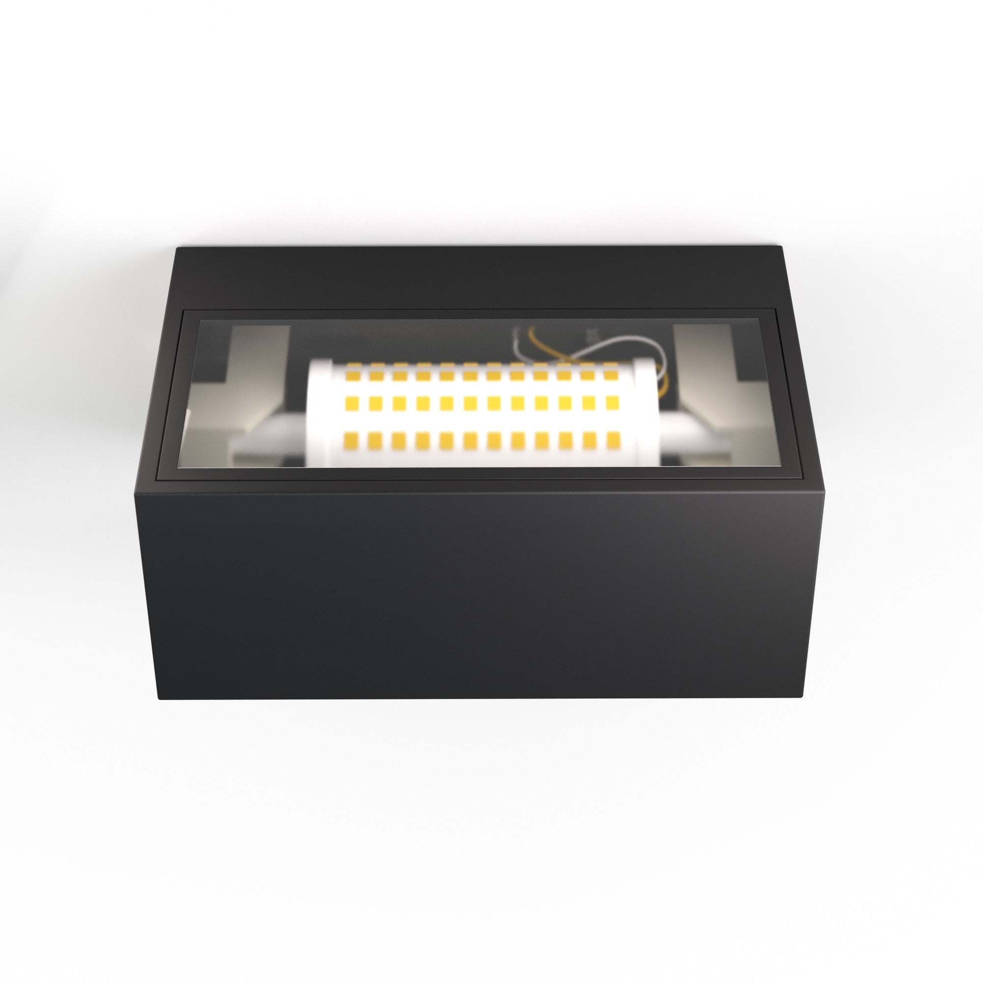 Aplique de pared exterior aluminio "Oriol" - IP44 - R7S