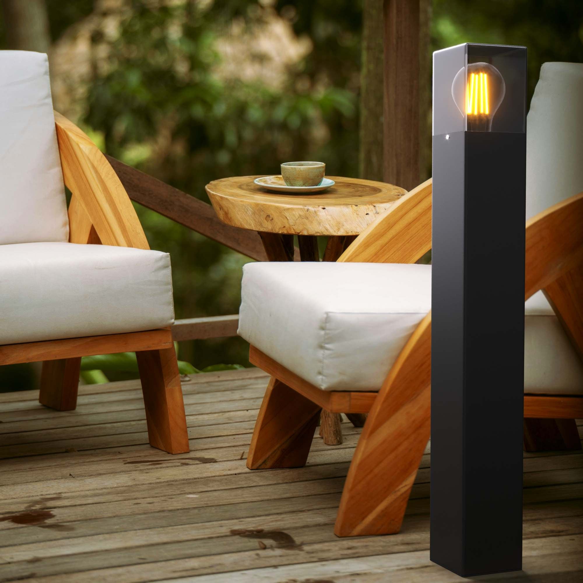 Farola exterior tipo bolardo "SILS" - 60 cm - 1 x E27 - IP44