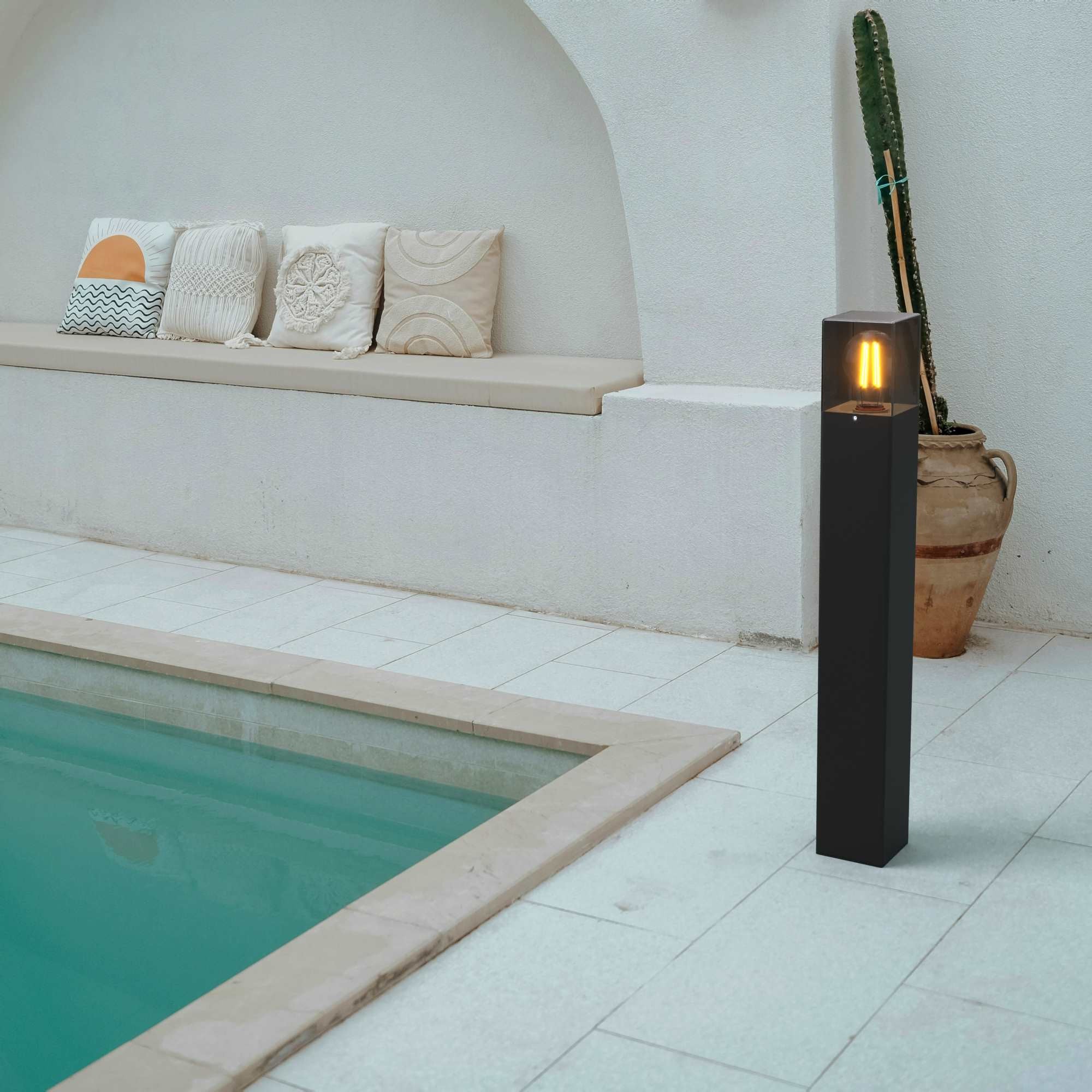 Farola exterior tipo bolardo "SILS" - 60 cm - 1 x E27 - IP44