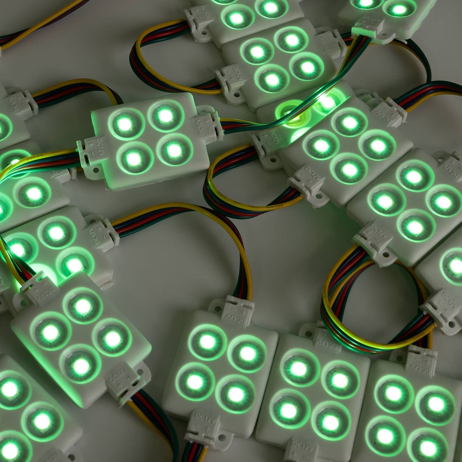 Módulo LED cuadrado para rótulos RGB - 0.96W - 12V DC - IP65 - 120º