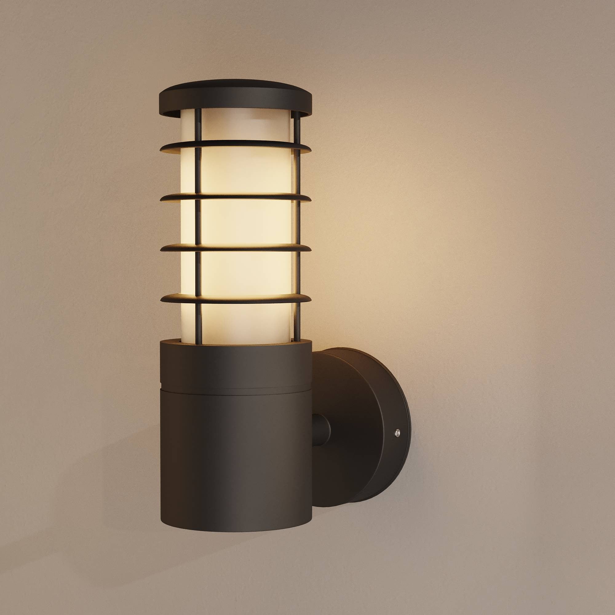 Aplique de pared exterior aluminio "Burno" - IP54 - E27