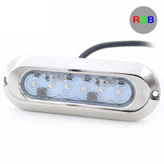 Foco LED sumergible RGB para embarcaciones - 12V - 30W - IP68