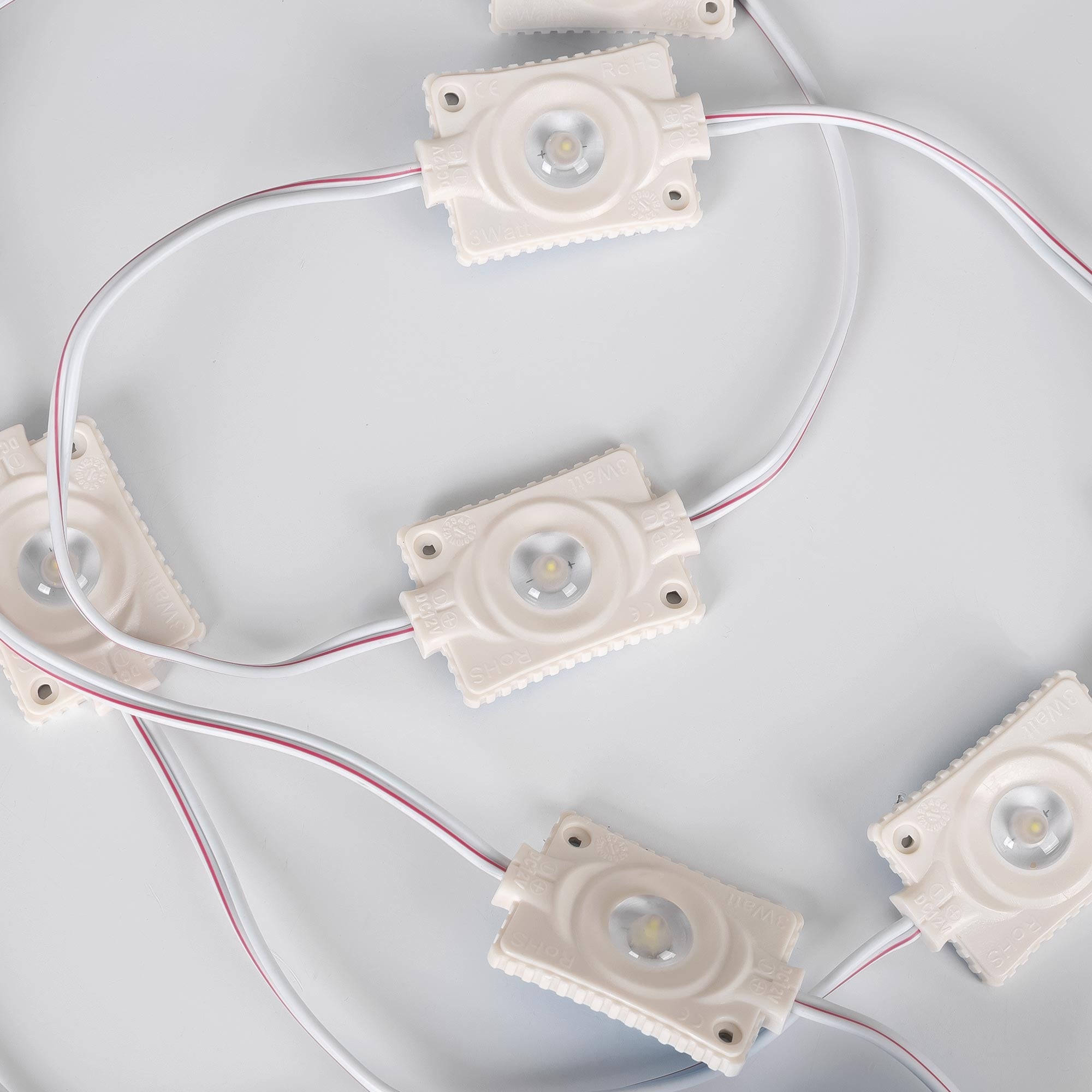 Módulos LED monocolor para rótulos - 3W - 12V -  IP65 - 160º