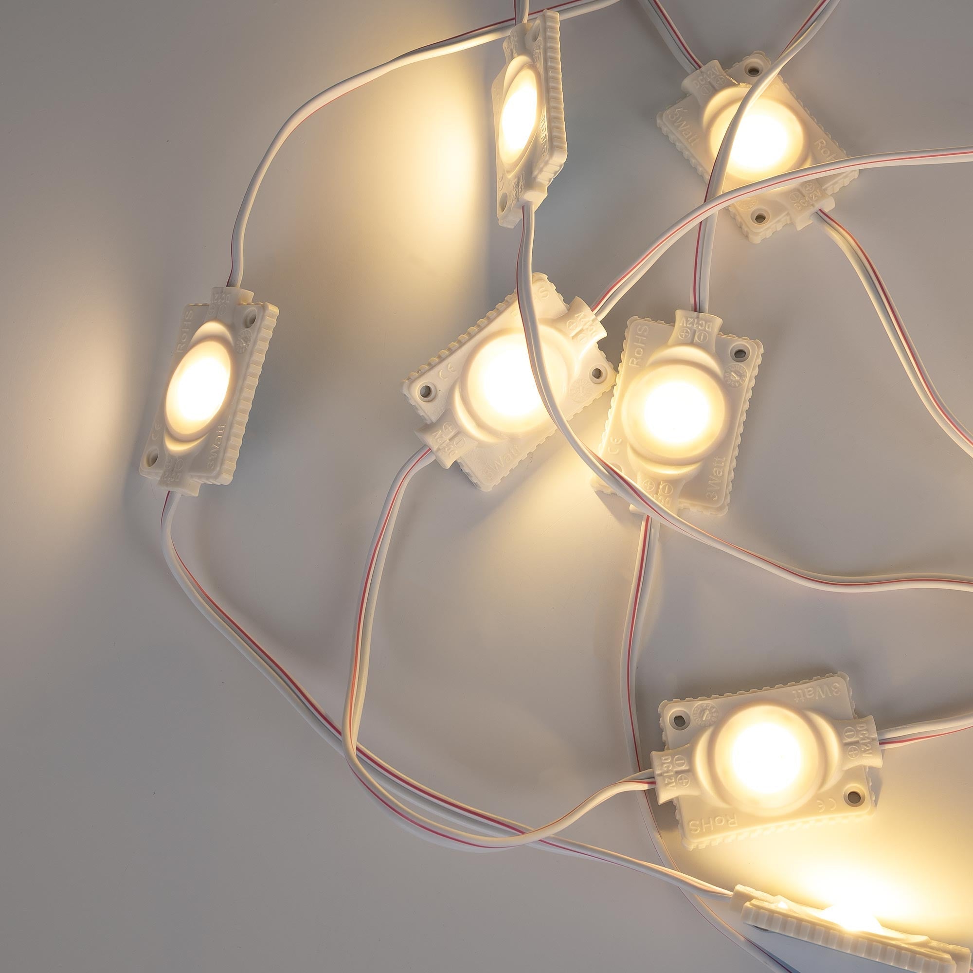 Módulos LED monocolor para rótulos - 3W - 12V -  IP65 - 160º