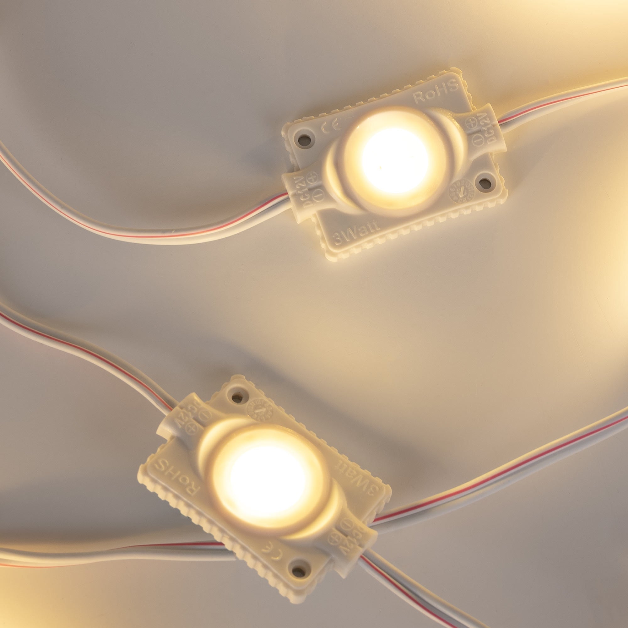 Módulos LED monocolor para rótulos - 3W - 12V -  IP65 - 160º