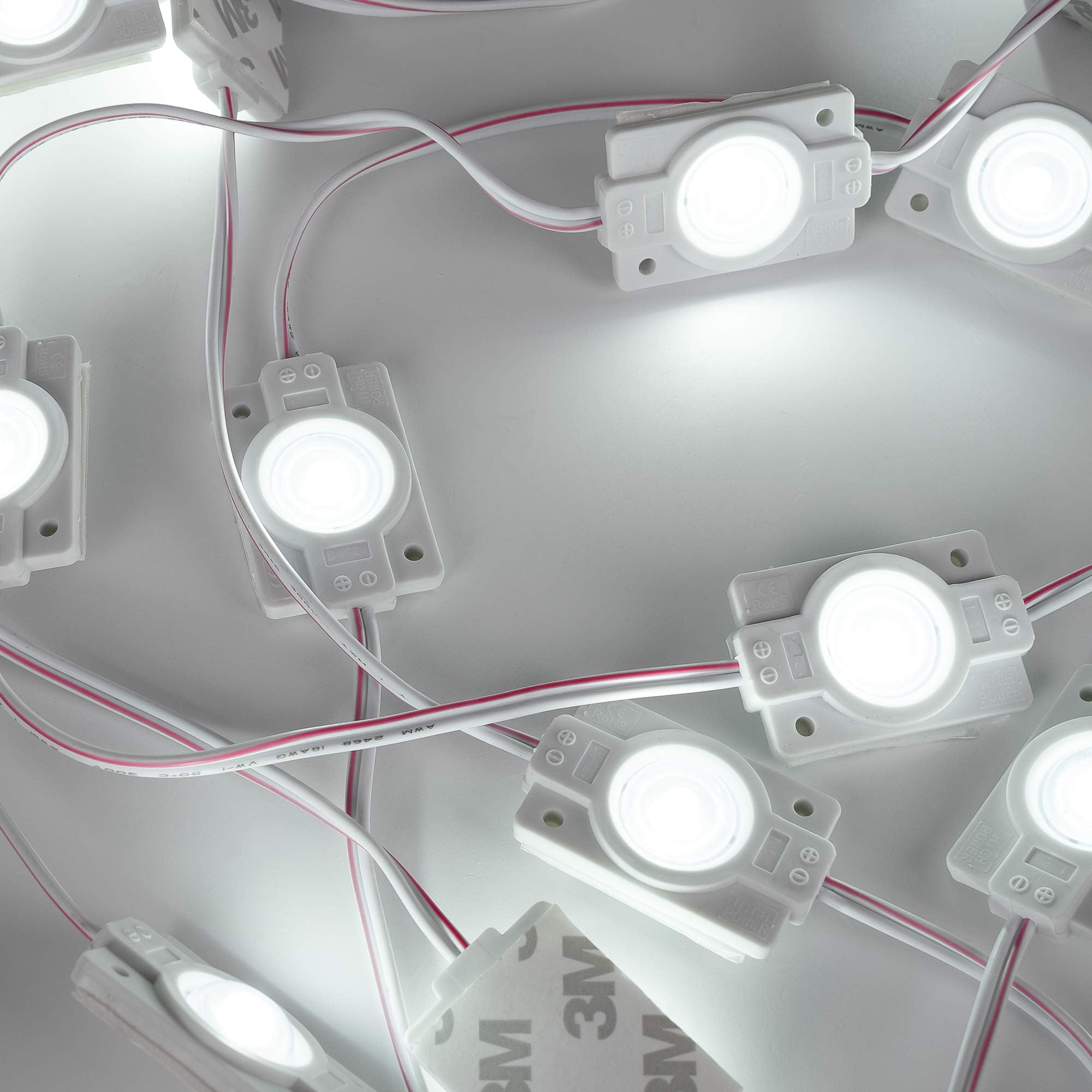 Módulos LED monocolor para rótulos - 1,5W - 12V -  IP65 - 160º