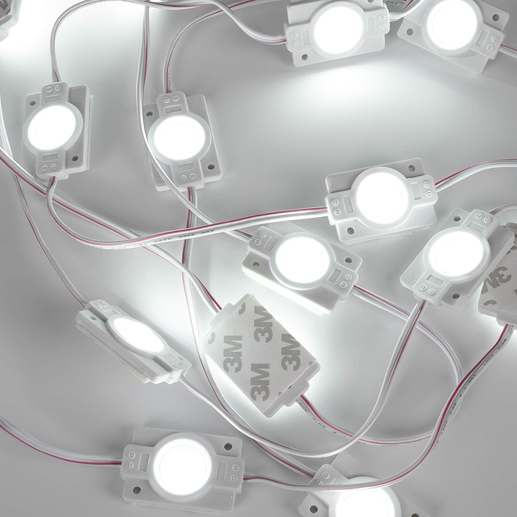 Módulos LED monocolor para rótulos - 1,5W - 12V -  IP65 - 160º