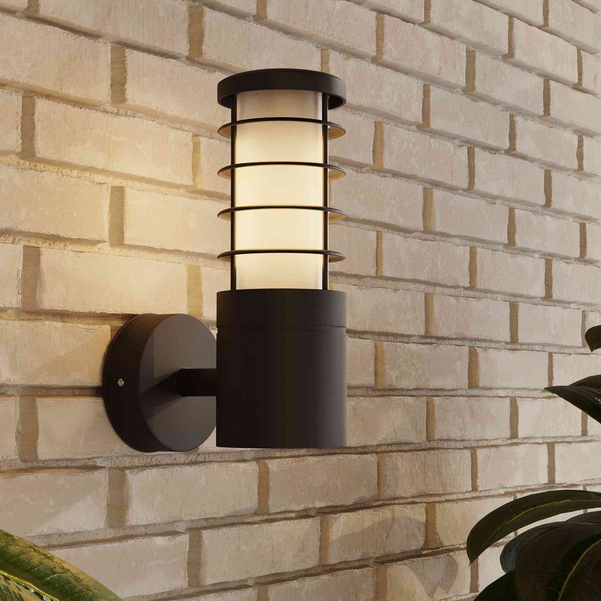 Aplique de pared exterior aluminio "Burno" - IP54 - E27