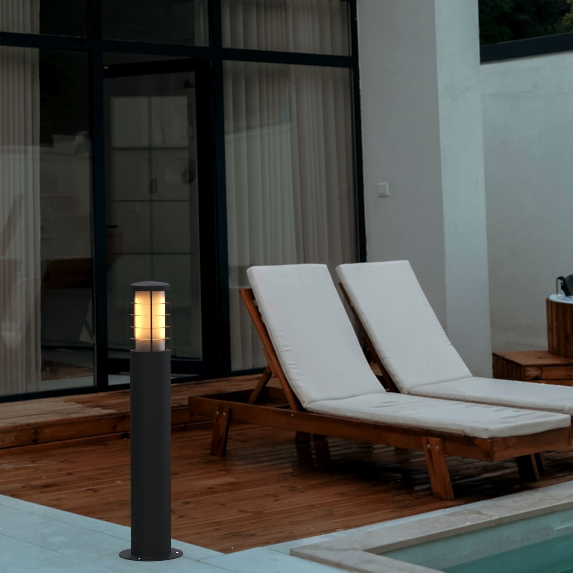 Farola exterior tipo bolardo "PEP" - 60 cm - 1 x E27 - IP54