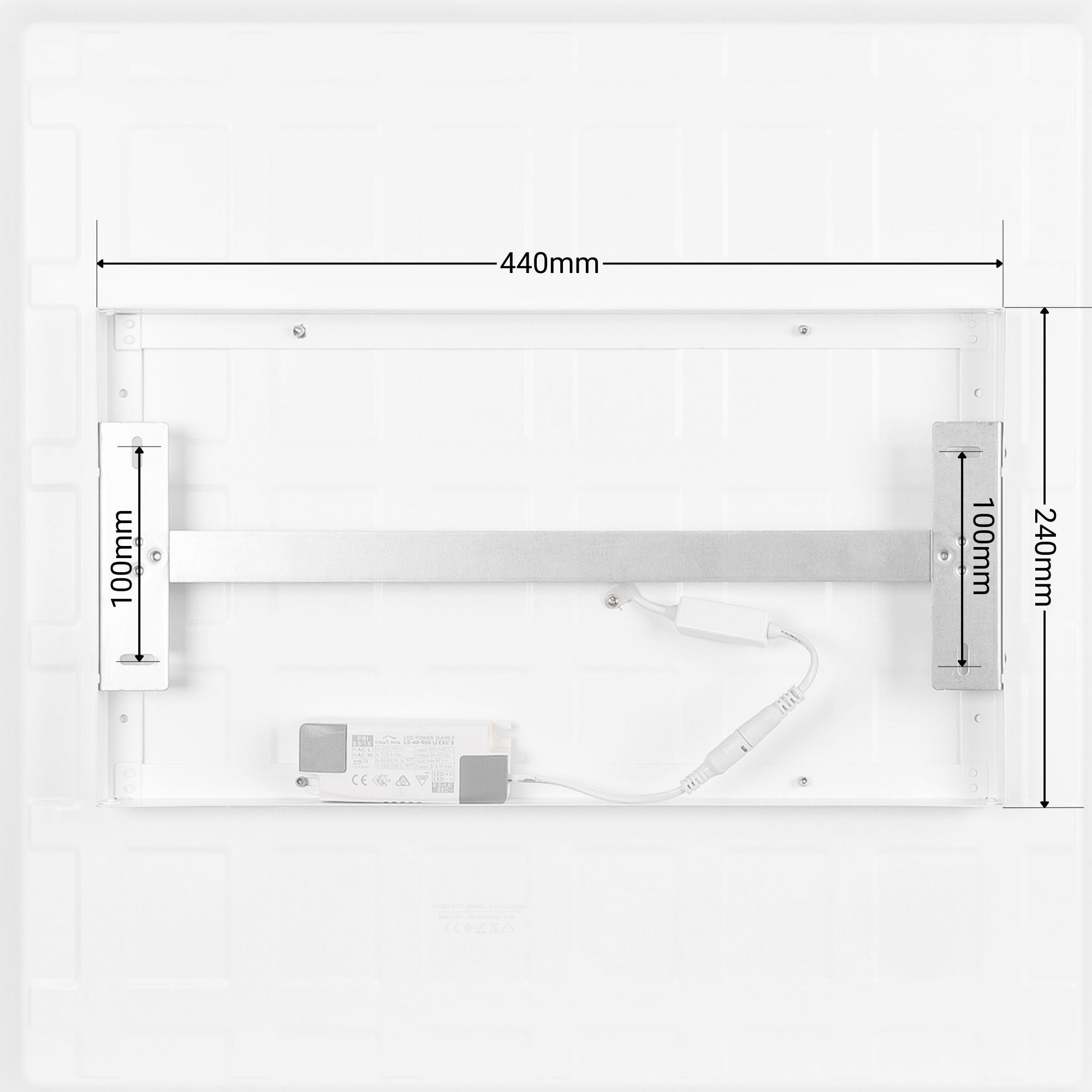 Panel LED de superficie CCT 36W - 60x60 cm - 135lm/W - IP20