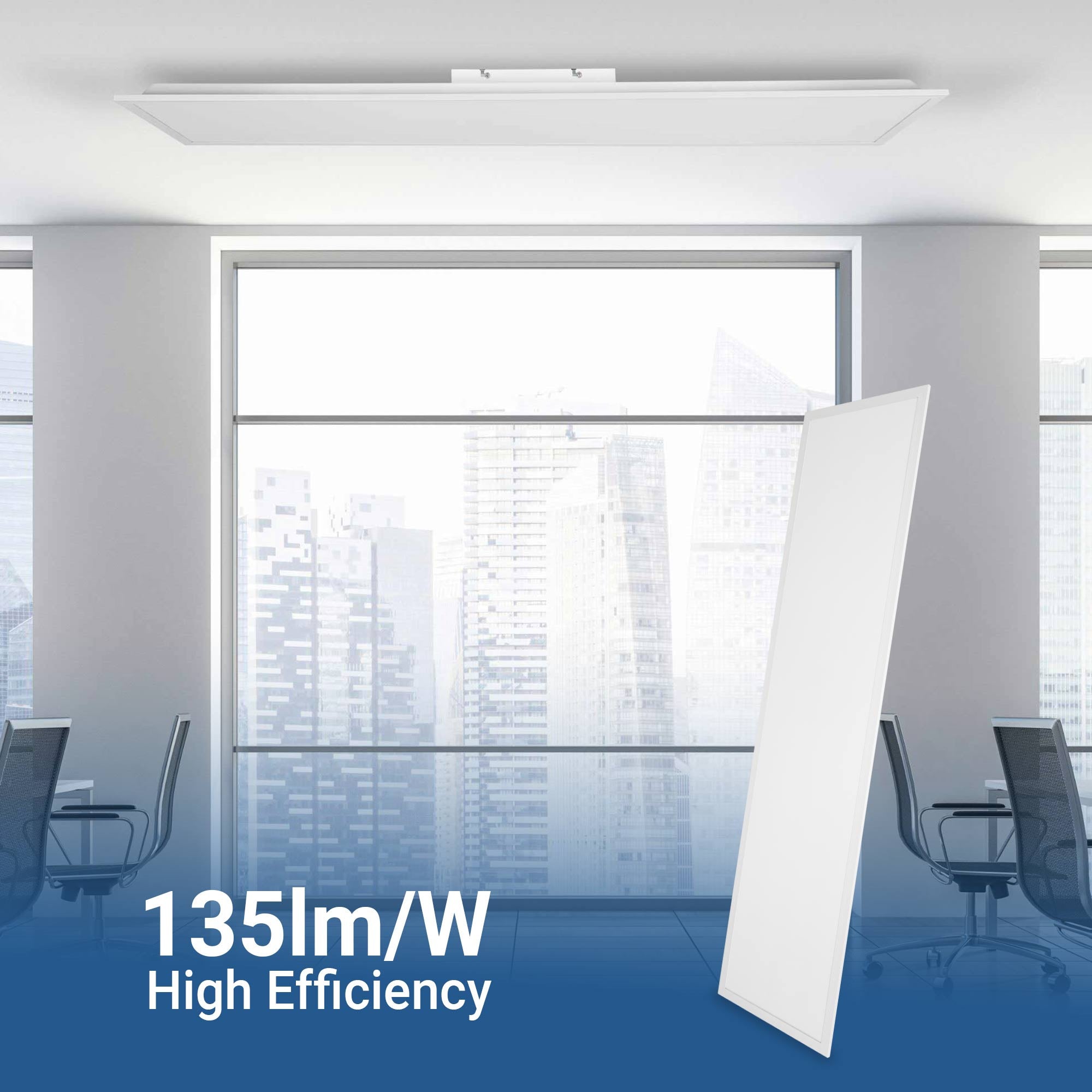 Panel LED de superficie CCT 36W - 120 x 30 cm - 135lm/W - IP20