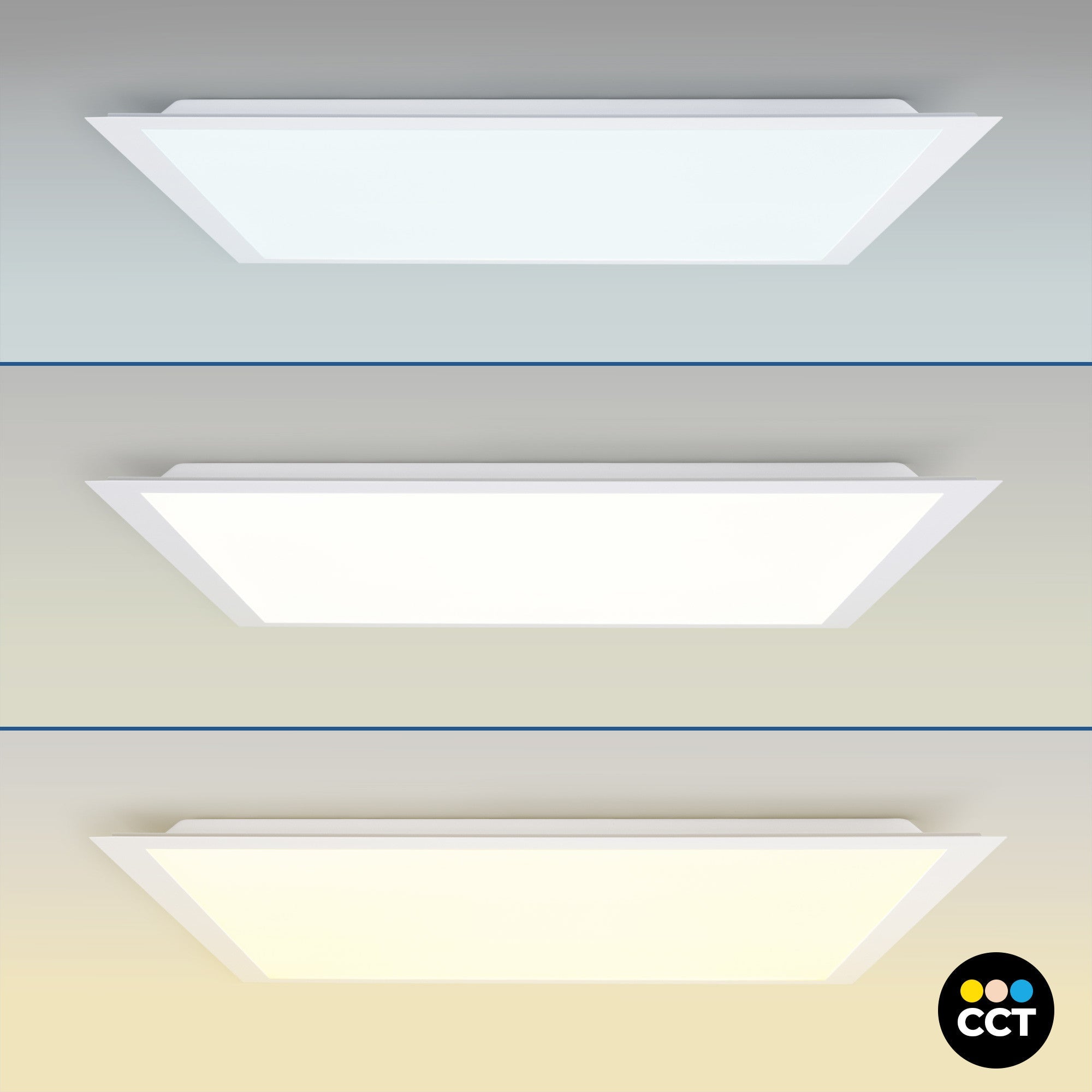 Panel LED de superficie CCT 36W - 60x60 cm - 135lm/W - IP20