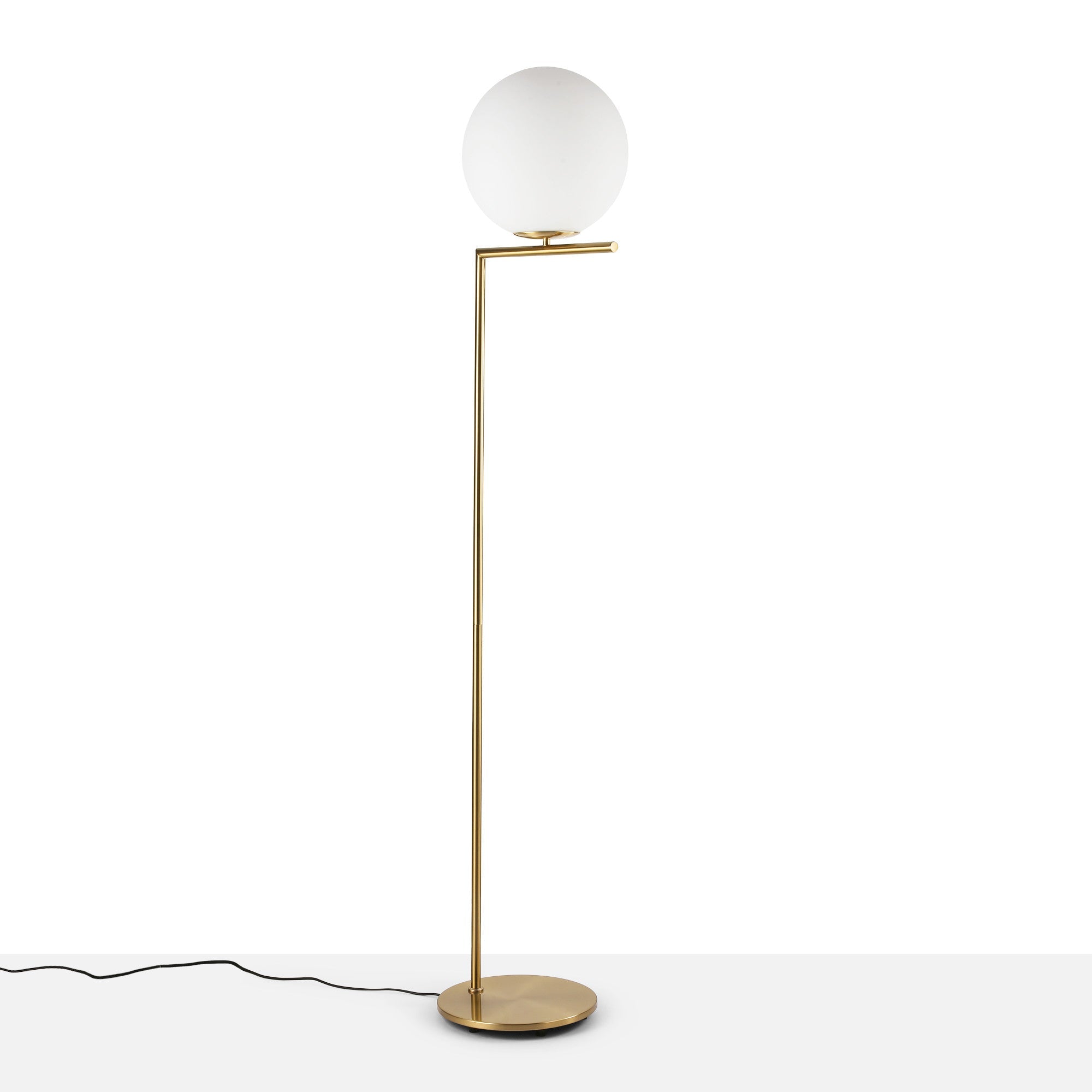 Lámpara de pie bola cristal "Anni 300" - E27 - Ø 30cm